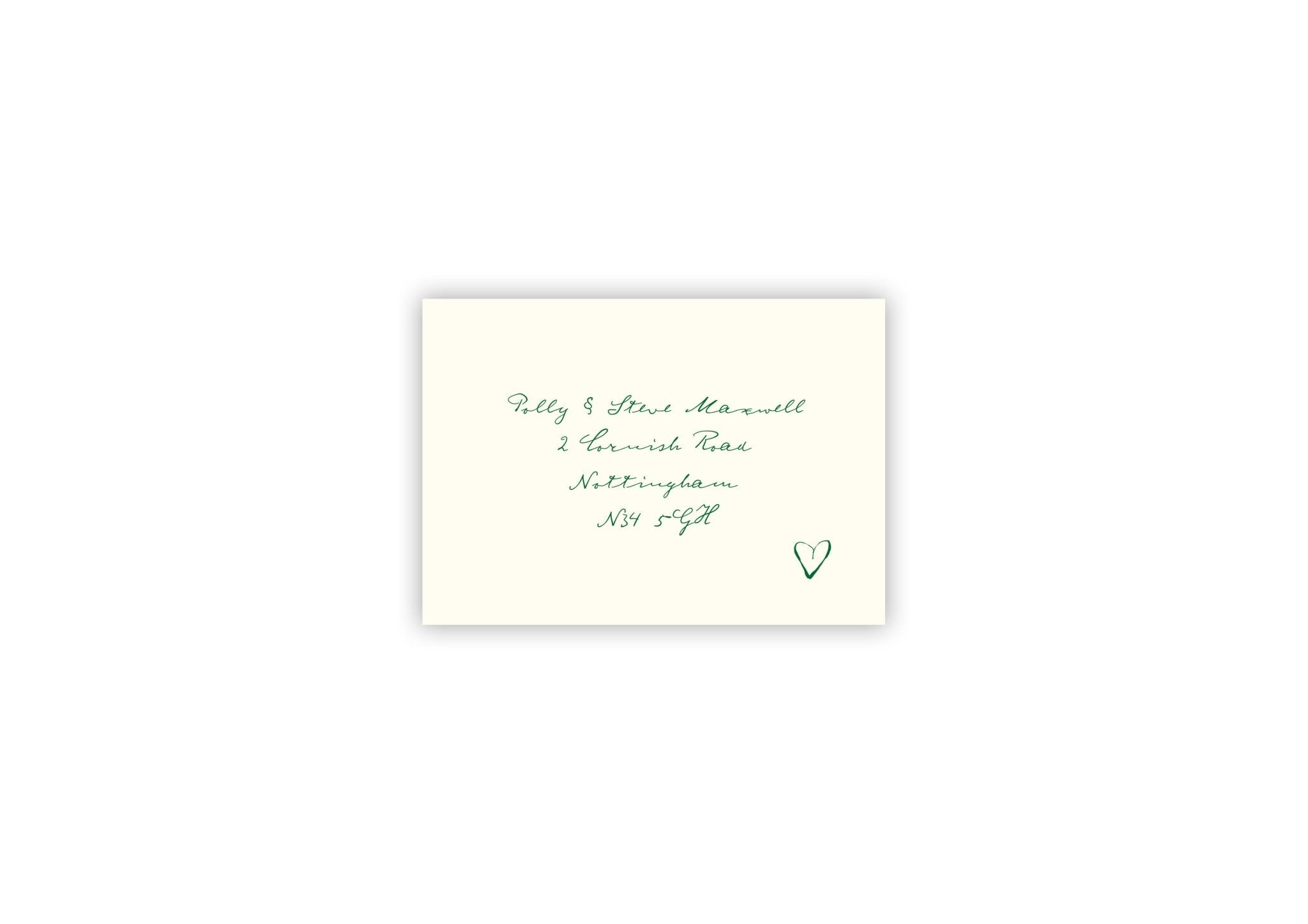 A Poem For Us - Personalised RSVP Envelope - Ten Story Stationery