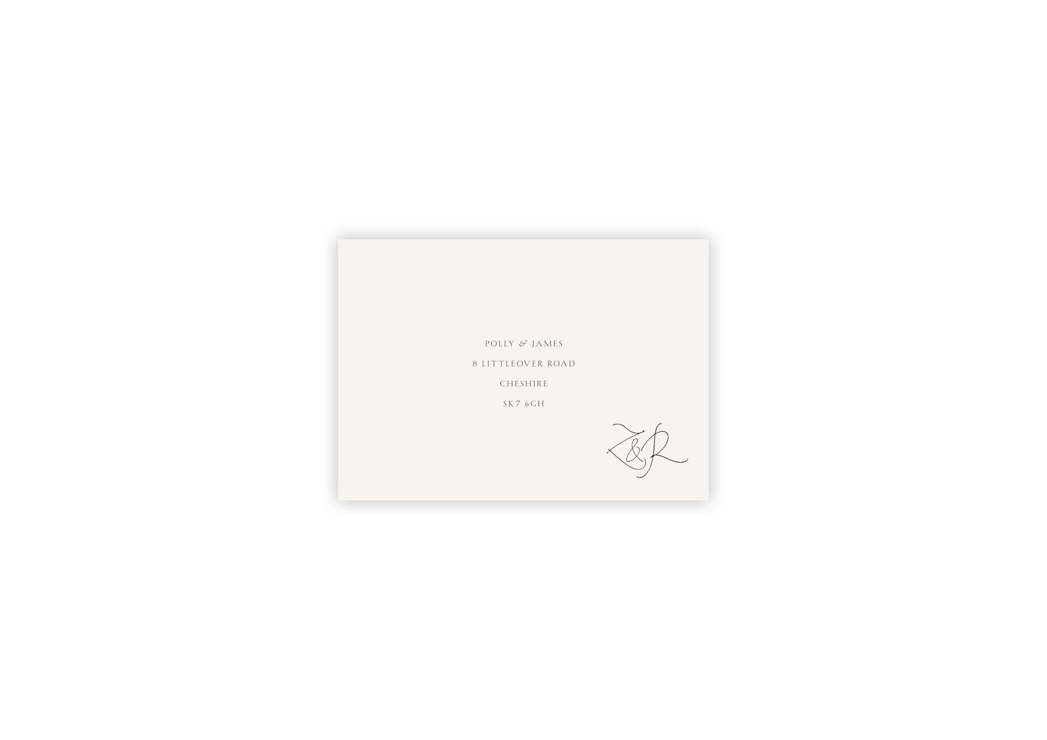 Just Like Heaven - Personalised RSVP Envelope - Ten Story Stationery