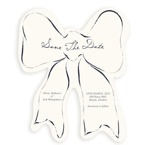 The Year Of The Bow Version 2 - Save The Date - Ten Story Stationery