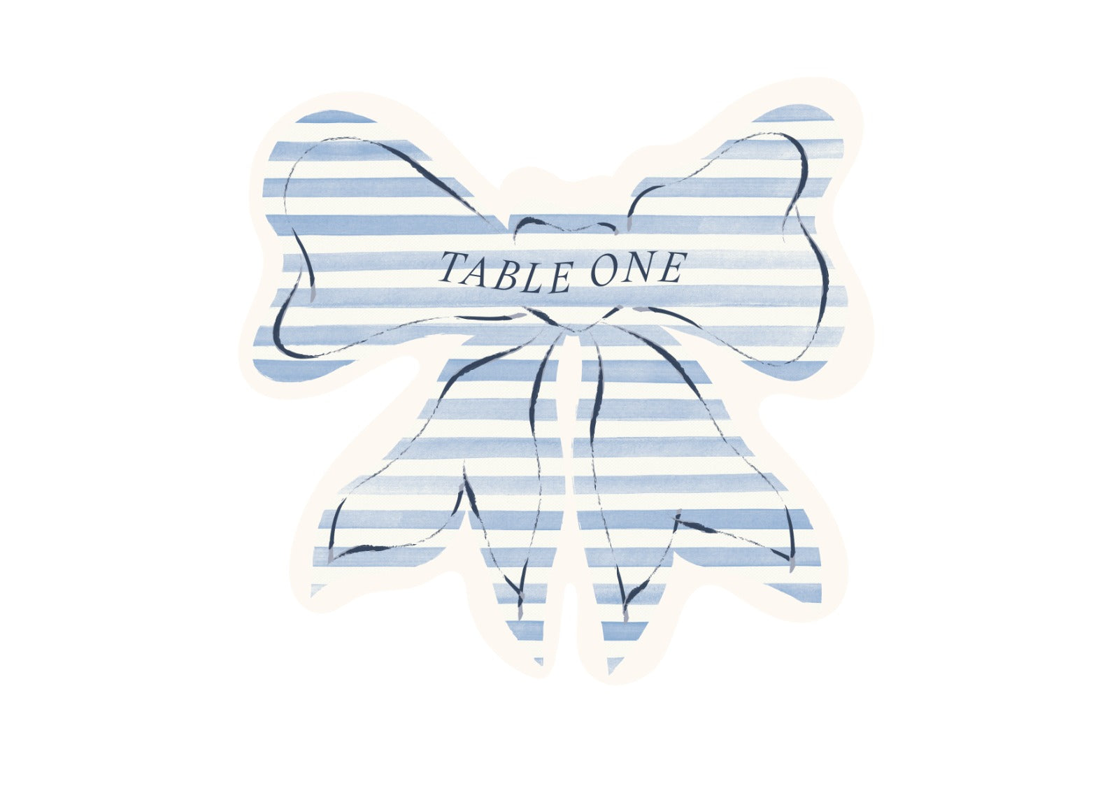 The Year Of The Bow - Striped Table Names