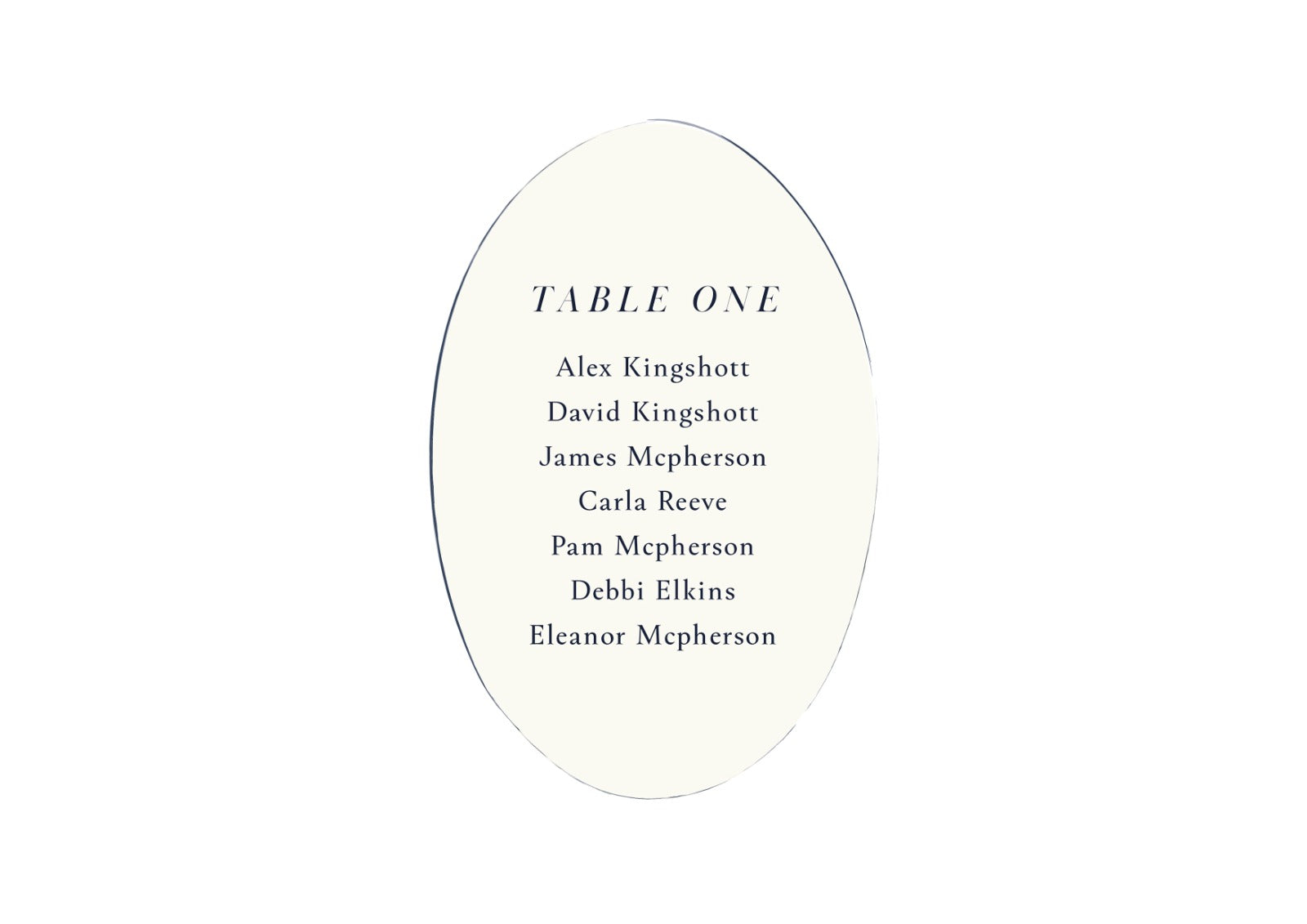 The Year Of The Bow -  Escort Table Cards