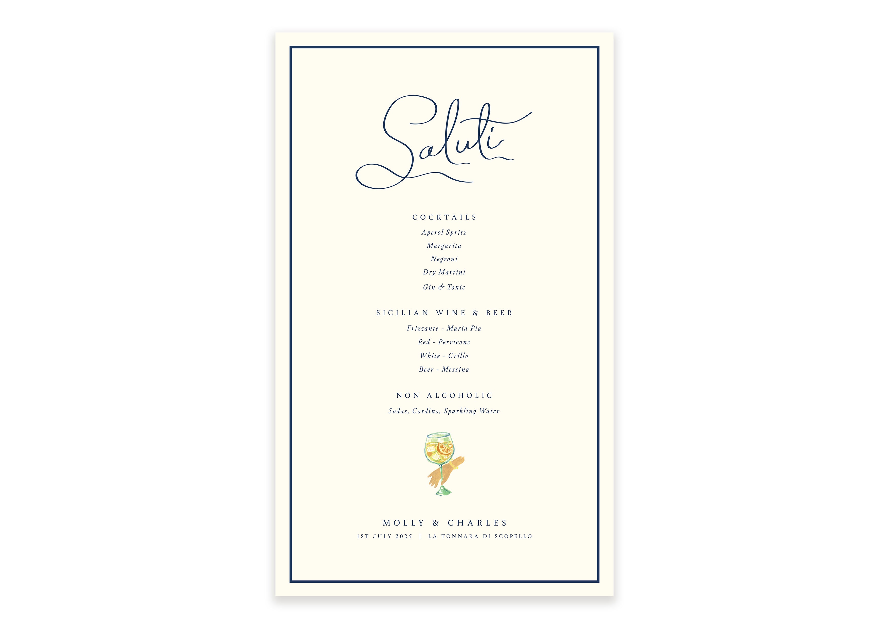 Destination  -  Digital Bar Menu