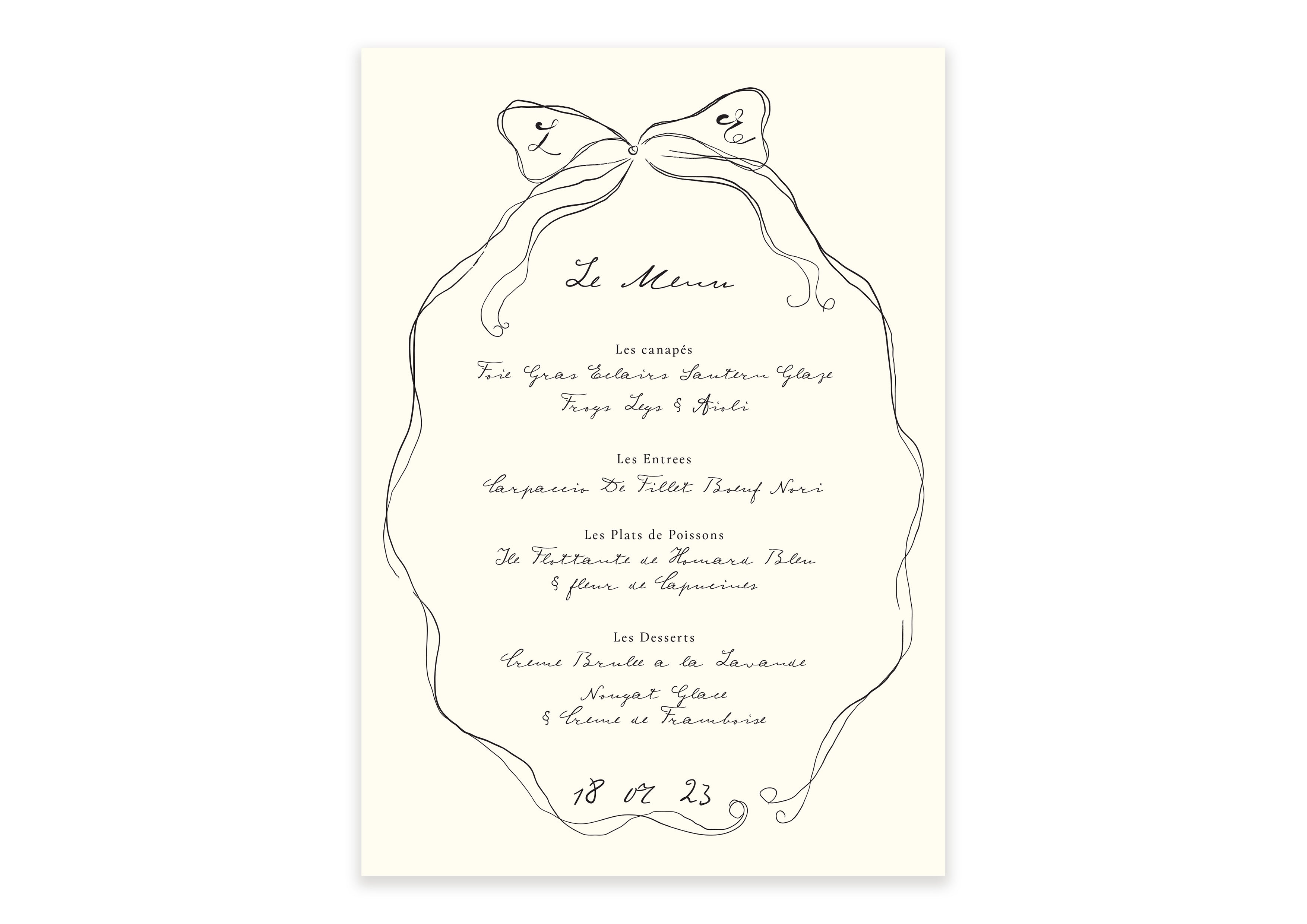 Parisian Lovers  - Bow Menu