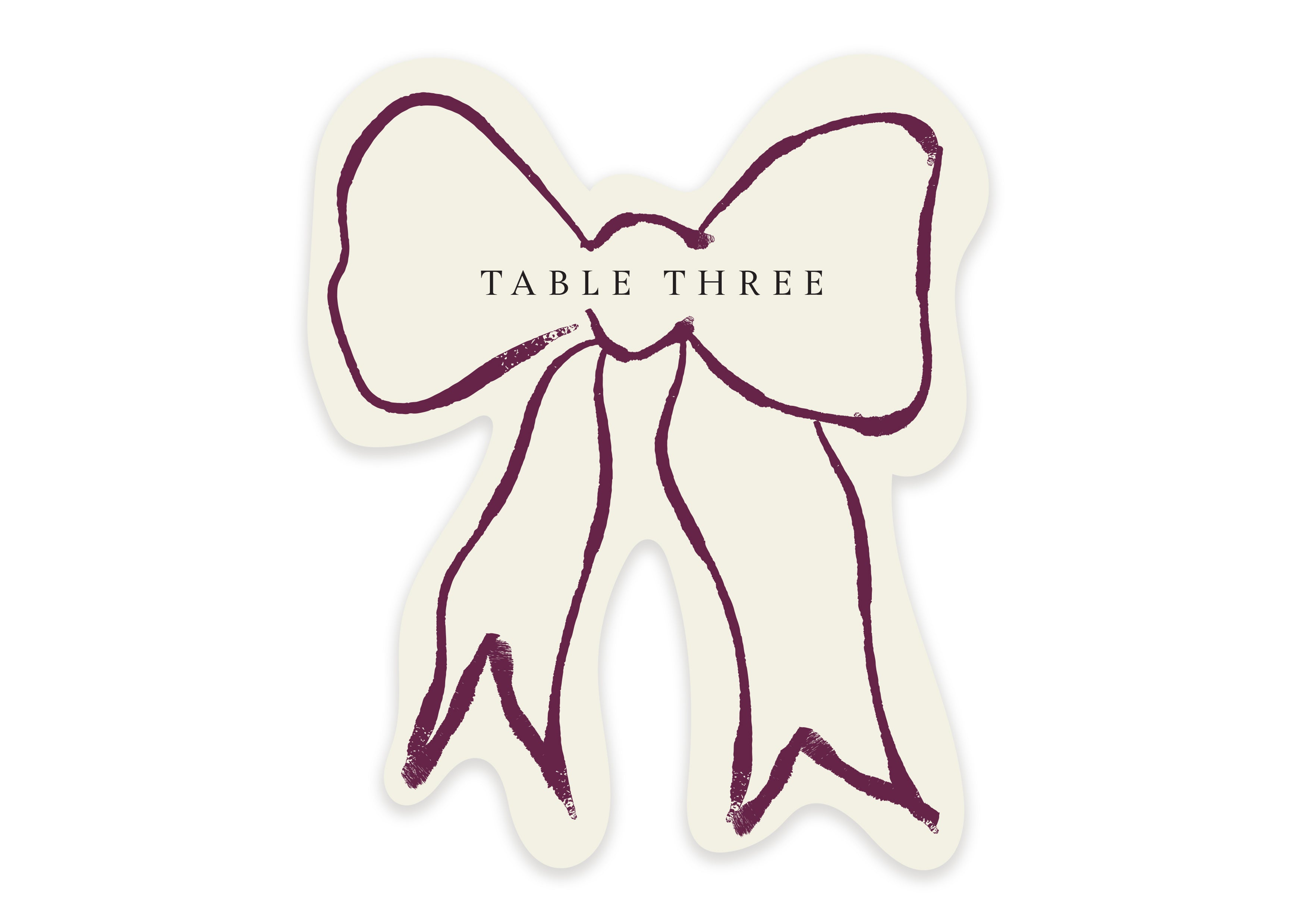 Set Gabrielle - Bow Table Names