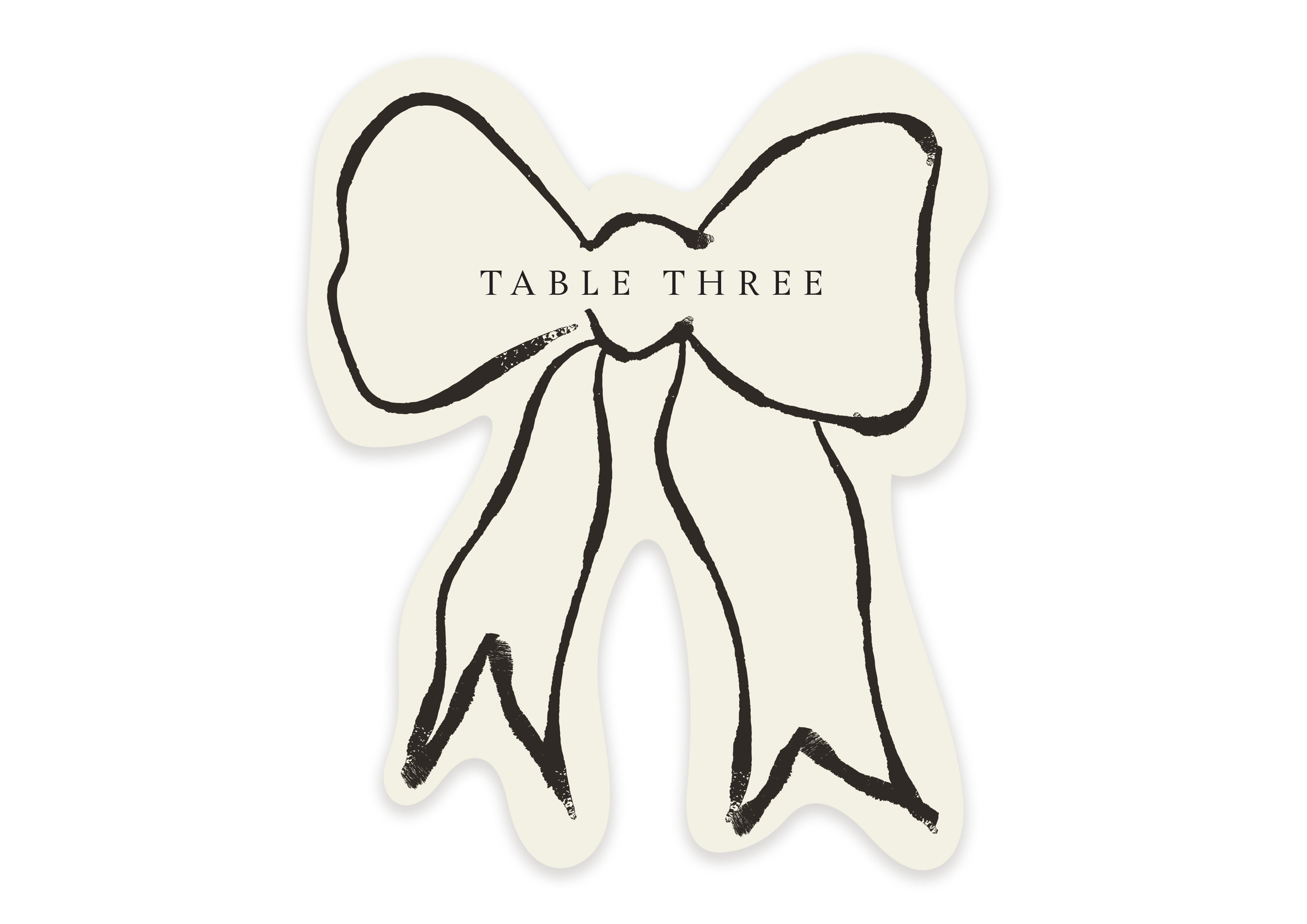 Set Gabrielle - Bow Table Names