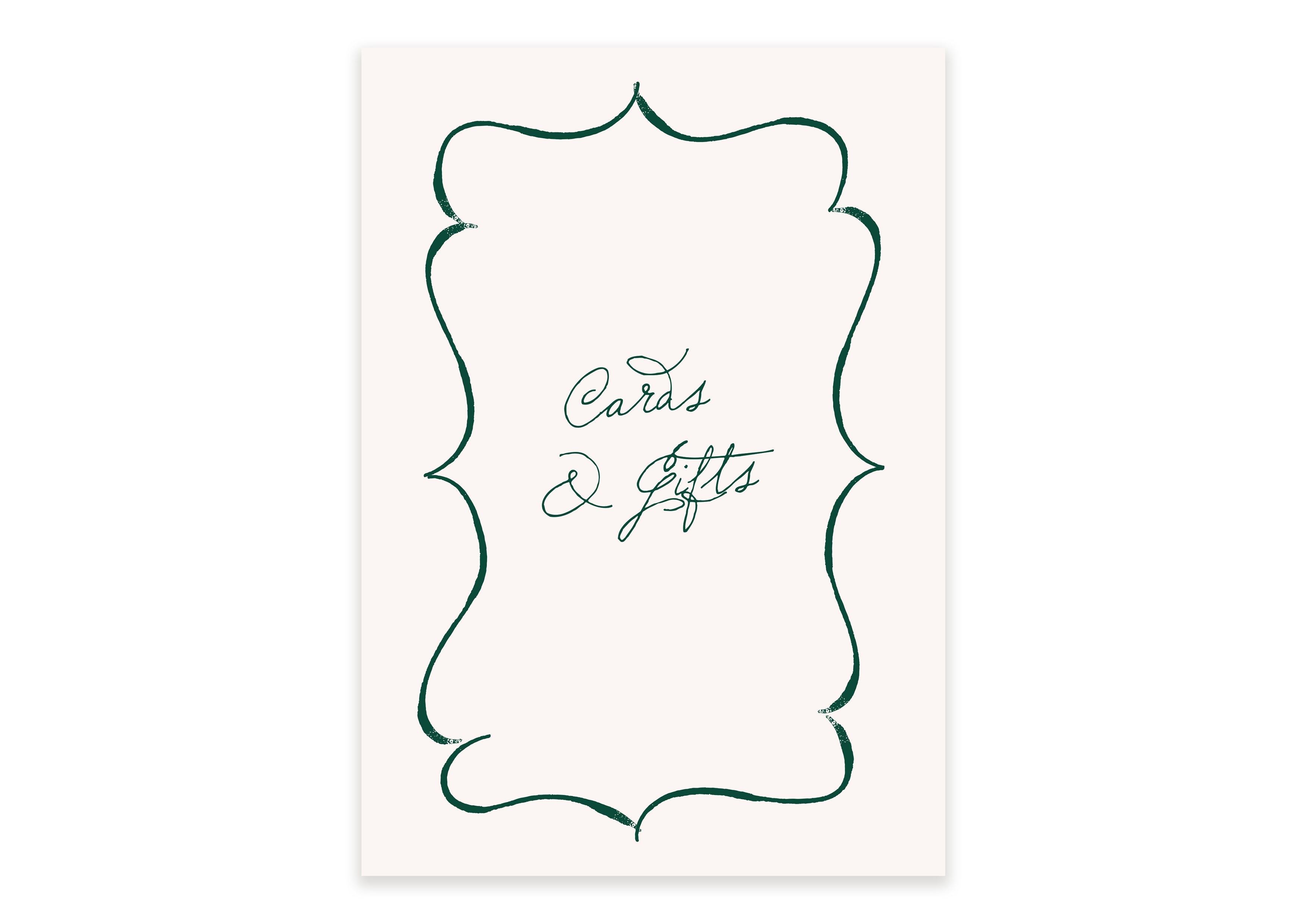 Ten Story Signature  - Misc Wedding Signage - Green