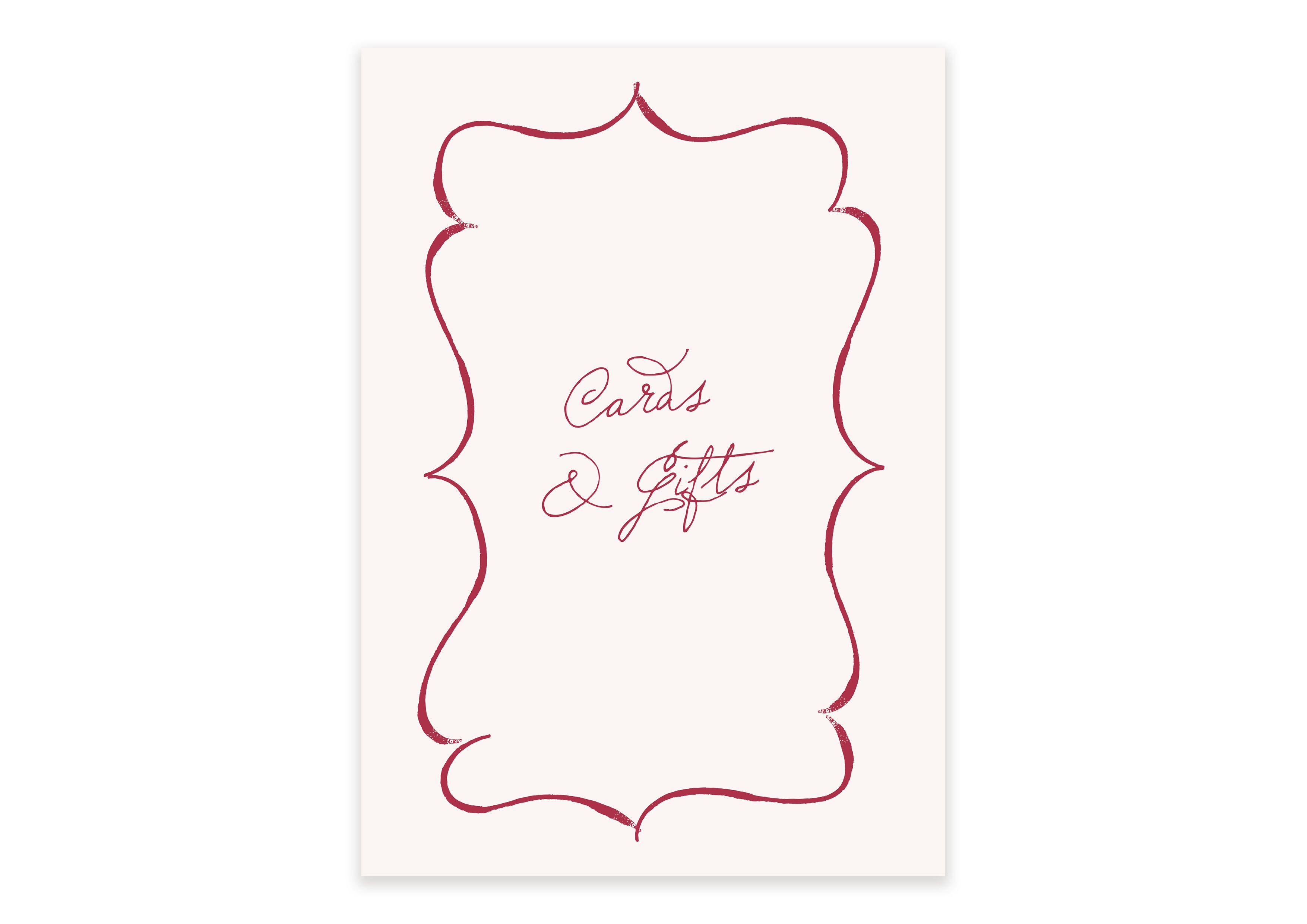 Ten Story Signature  - Misc Wedding Signage - Pink