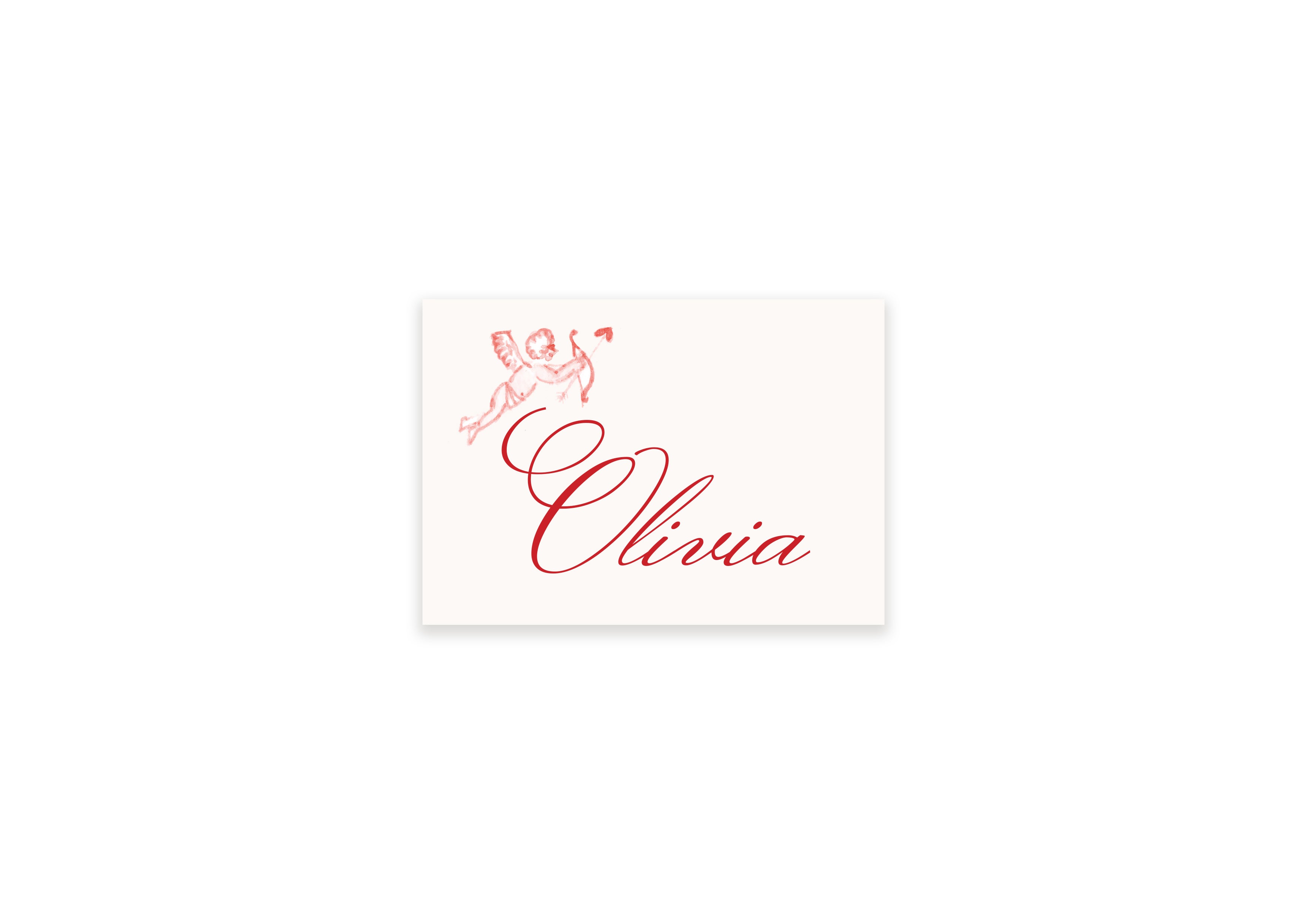 Dinner In Paris - Cupid Name Cards