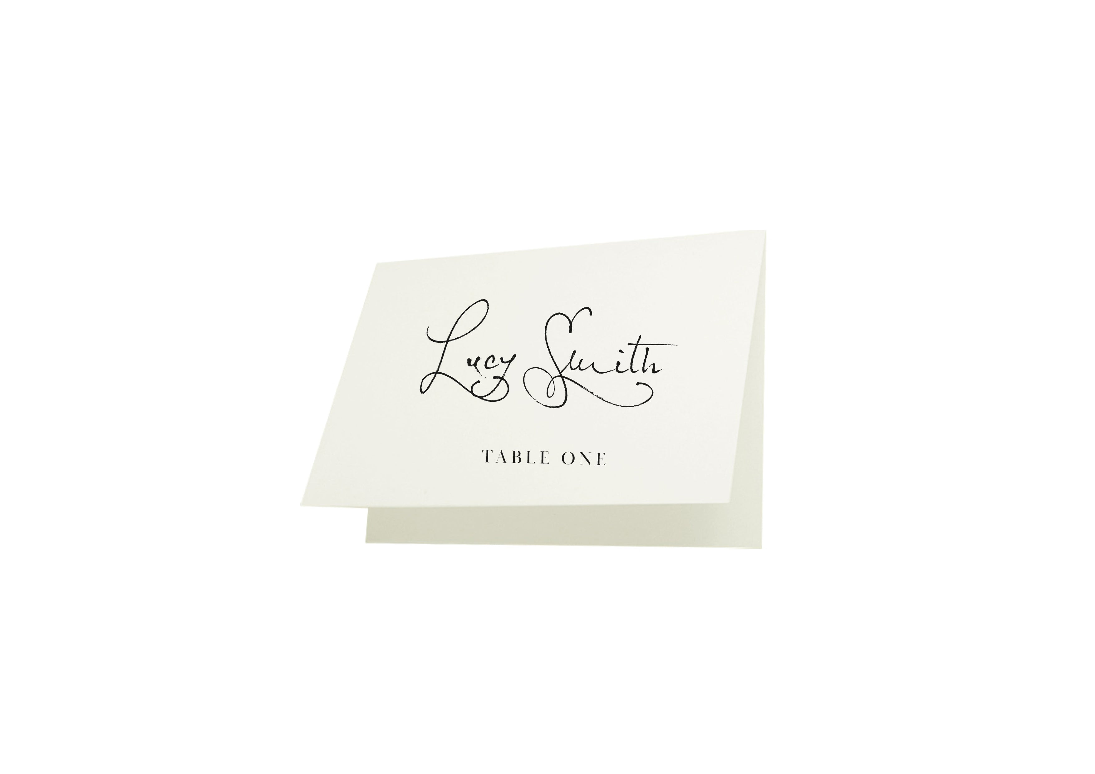 Soirée Romantique - Escort Card