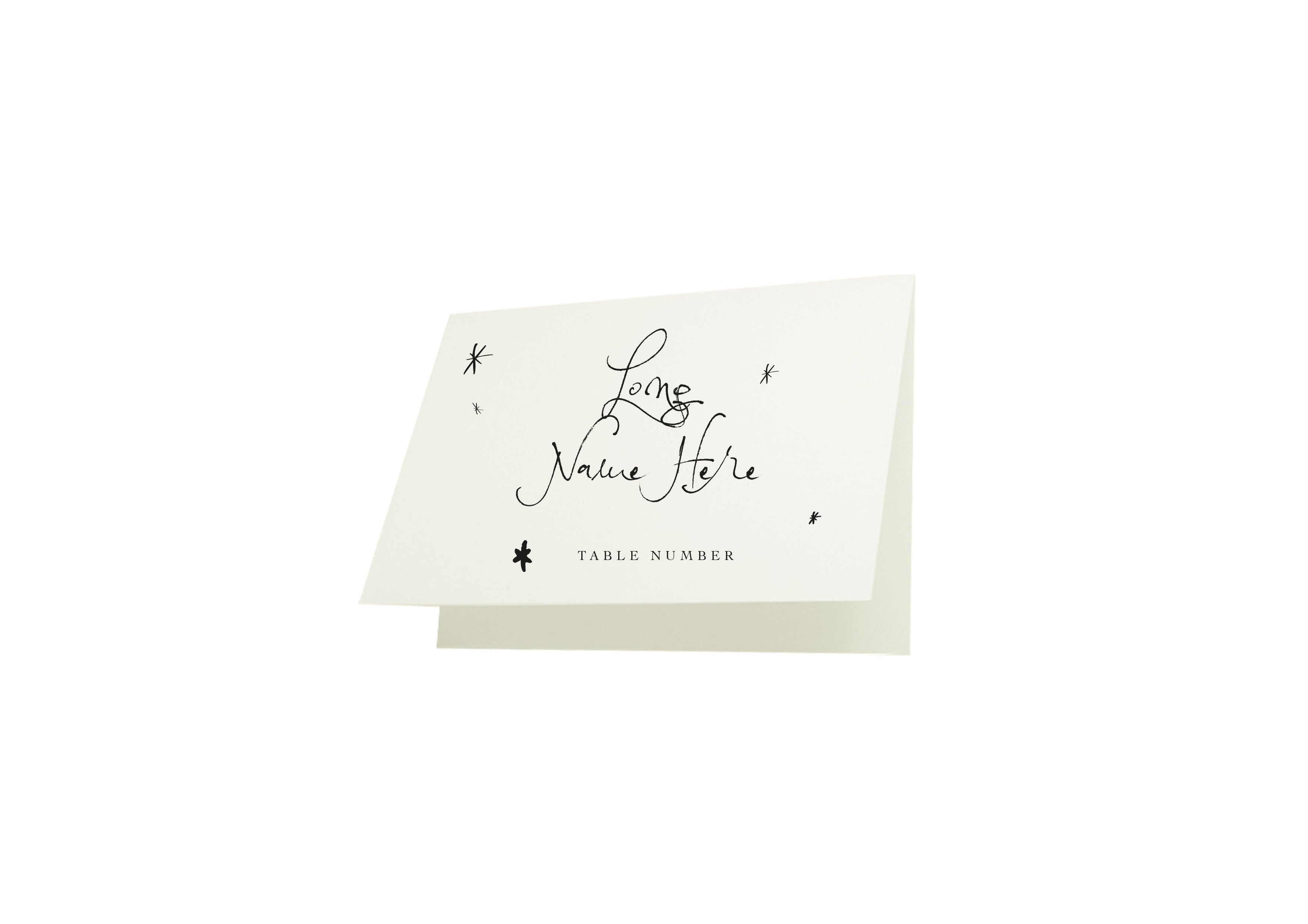 Soirée Romantique - Escort Card Stars