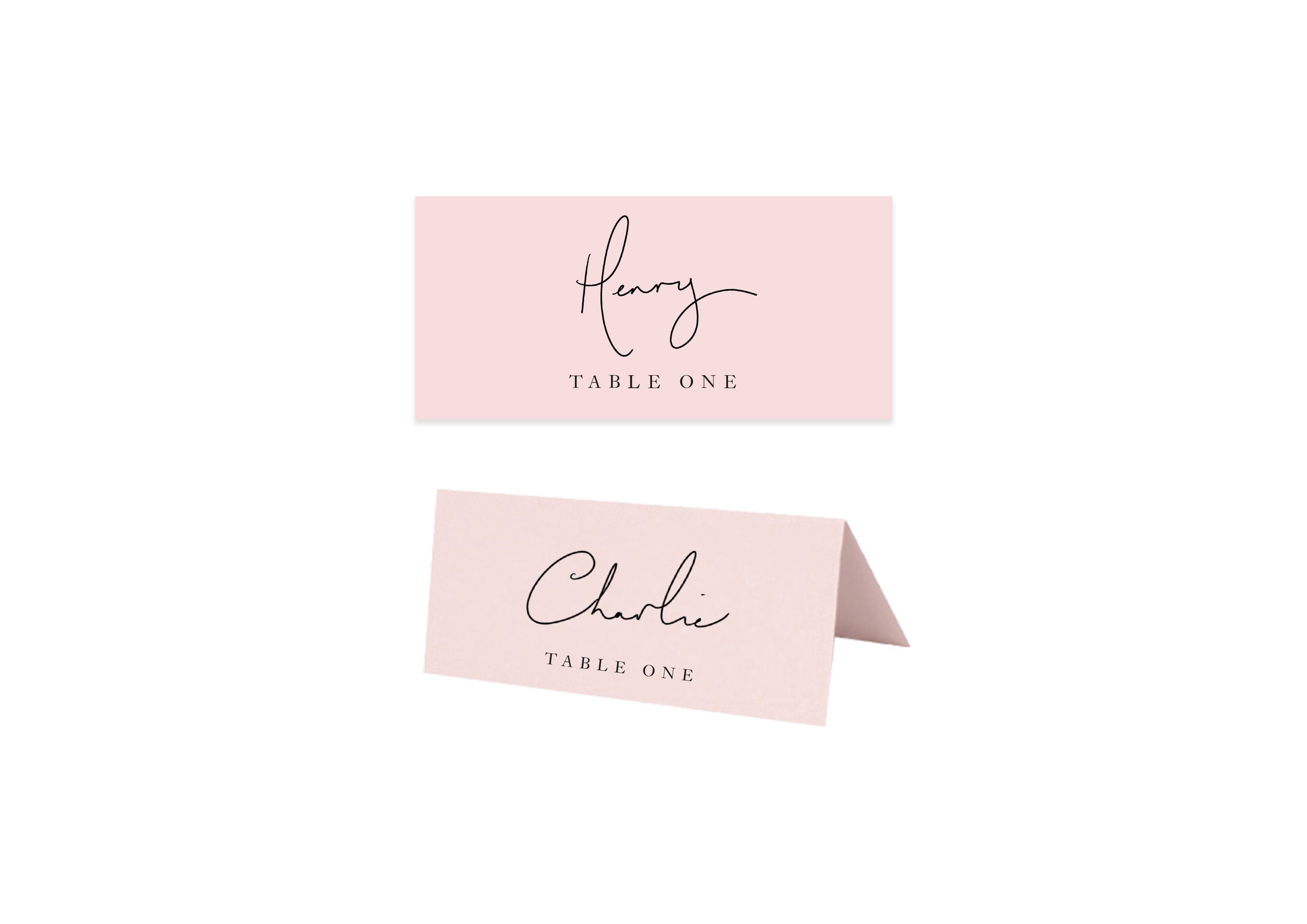 Handwritten Set - Escort Card