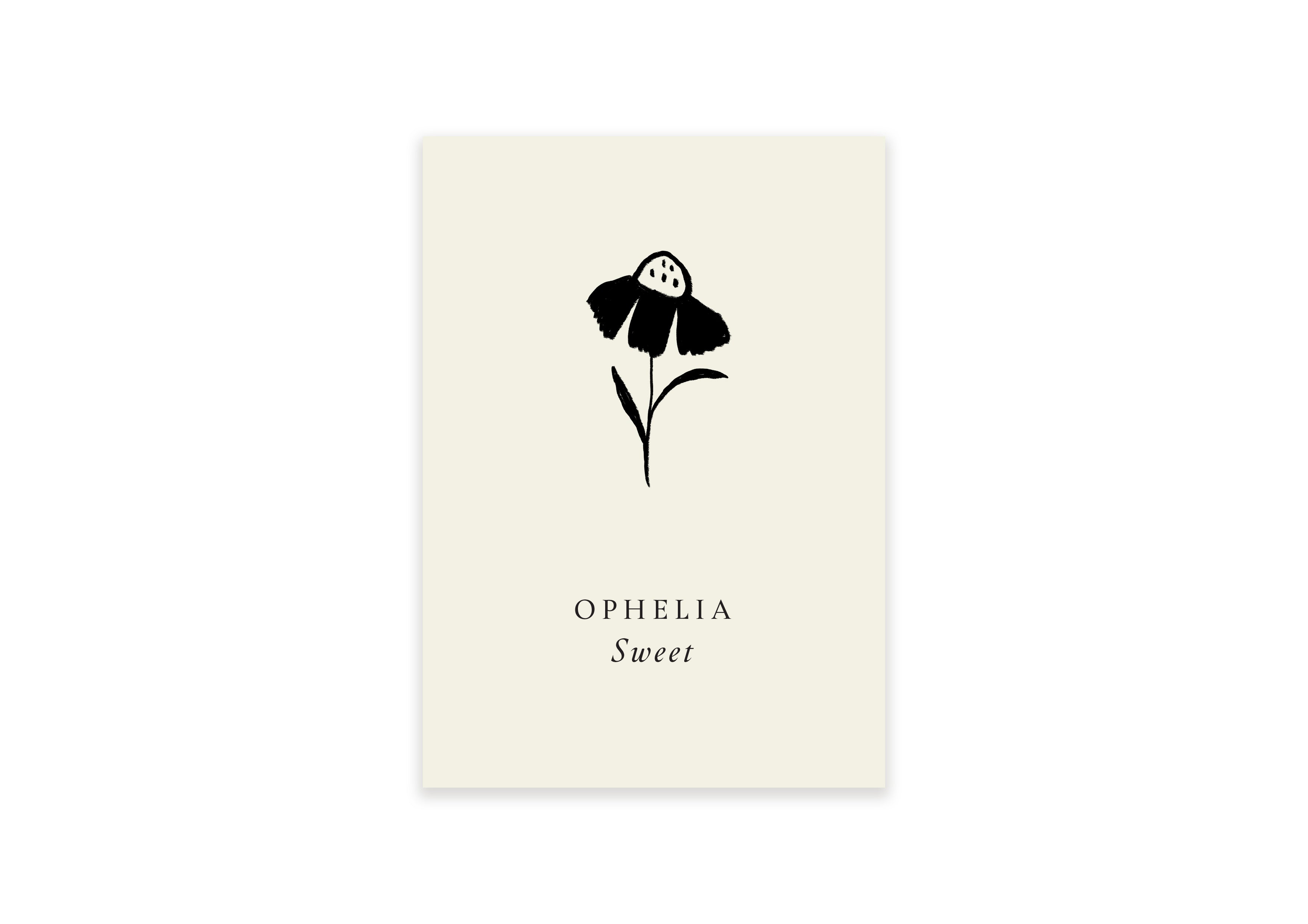 Set Gabrielle - Flower Name Card