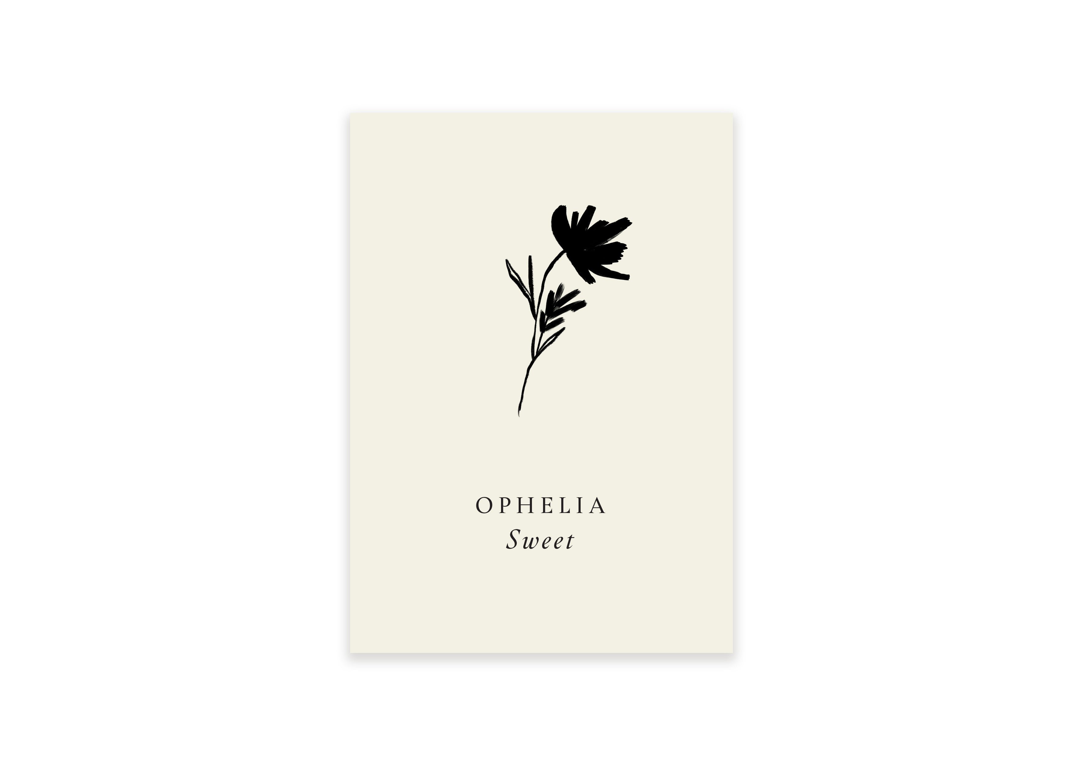 Set Gabrielle - Flower Name Card