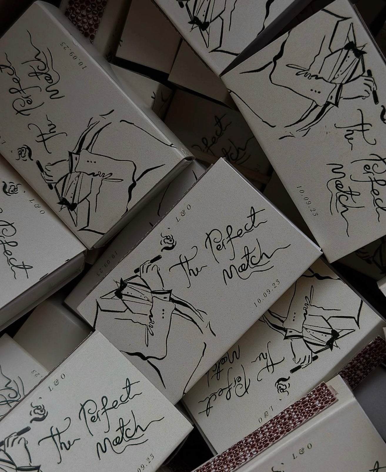 Soirée Romantique - Digital Matchbox Design