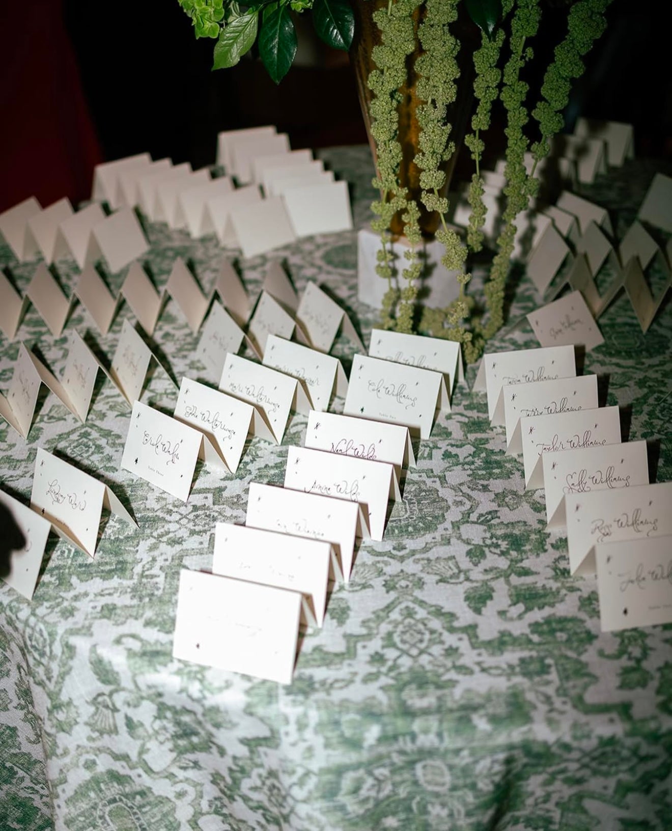 Soirée Romantique - Name Card Stars