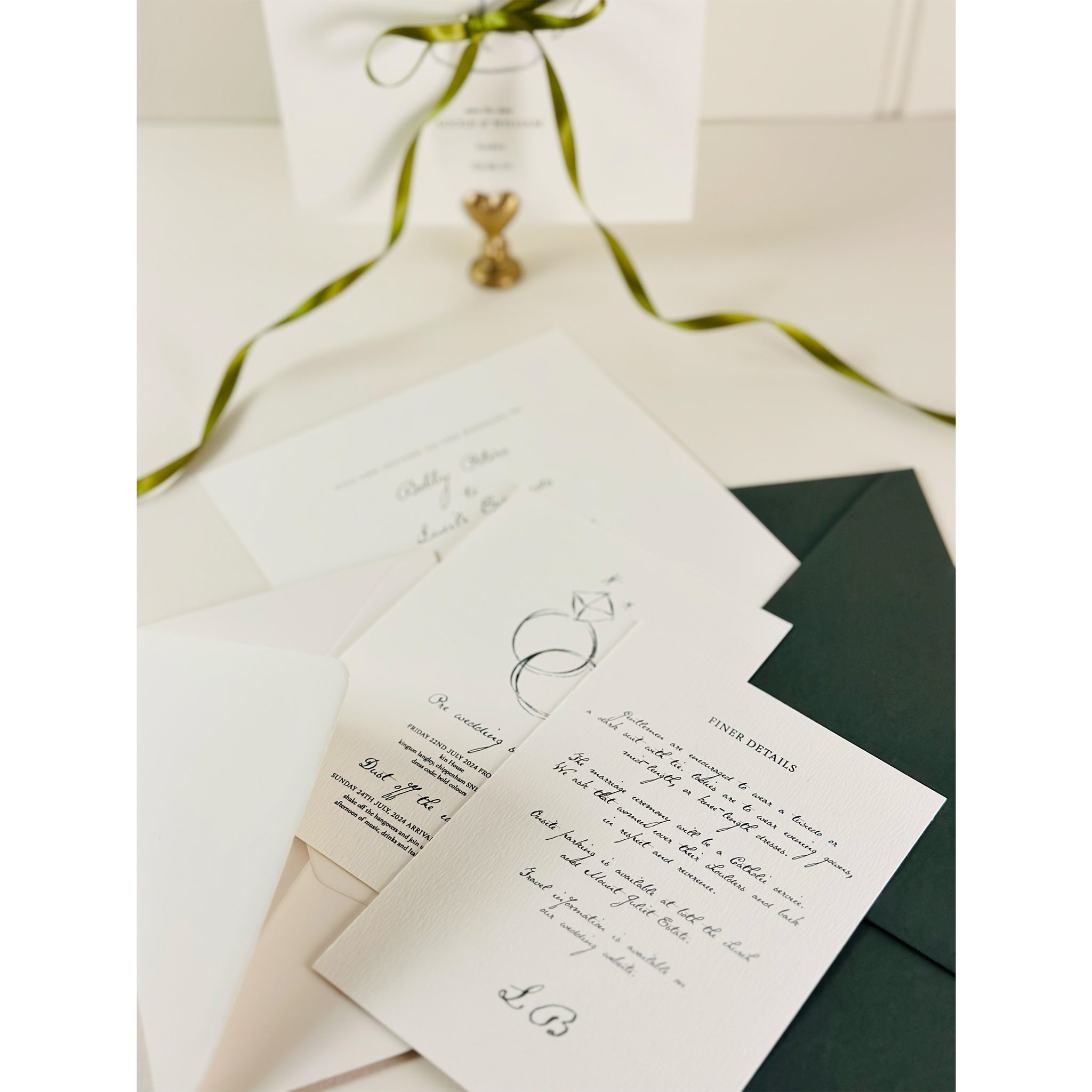 Racing Green Save The Date