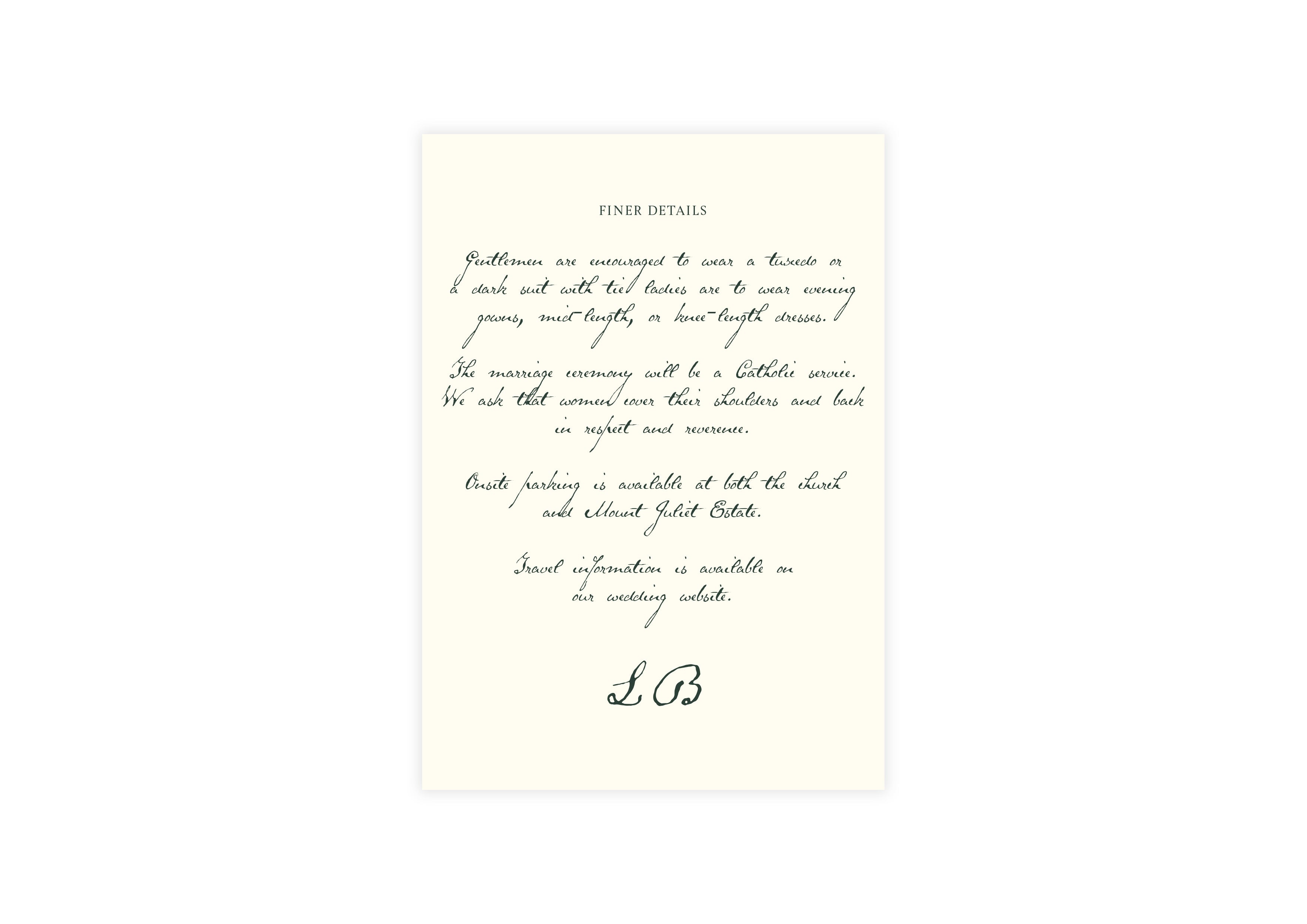 Mon Cheri - Green Details slip