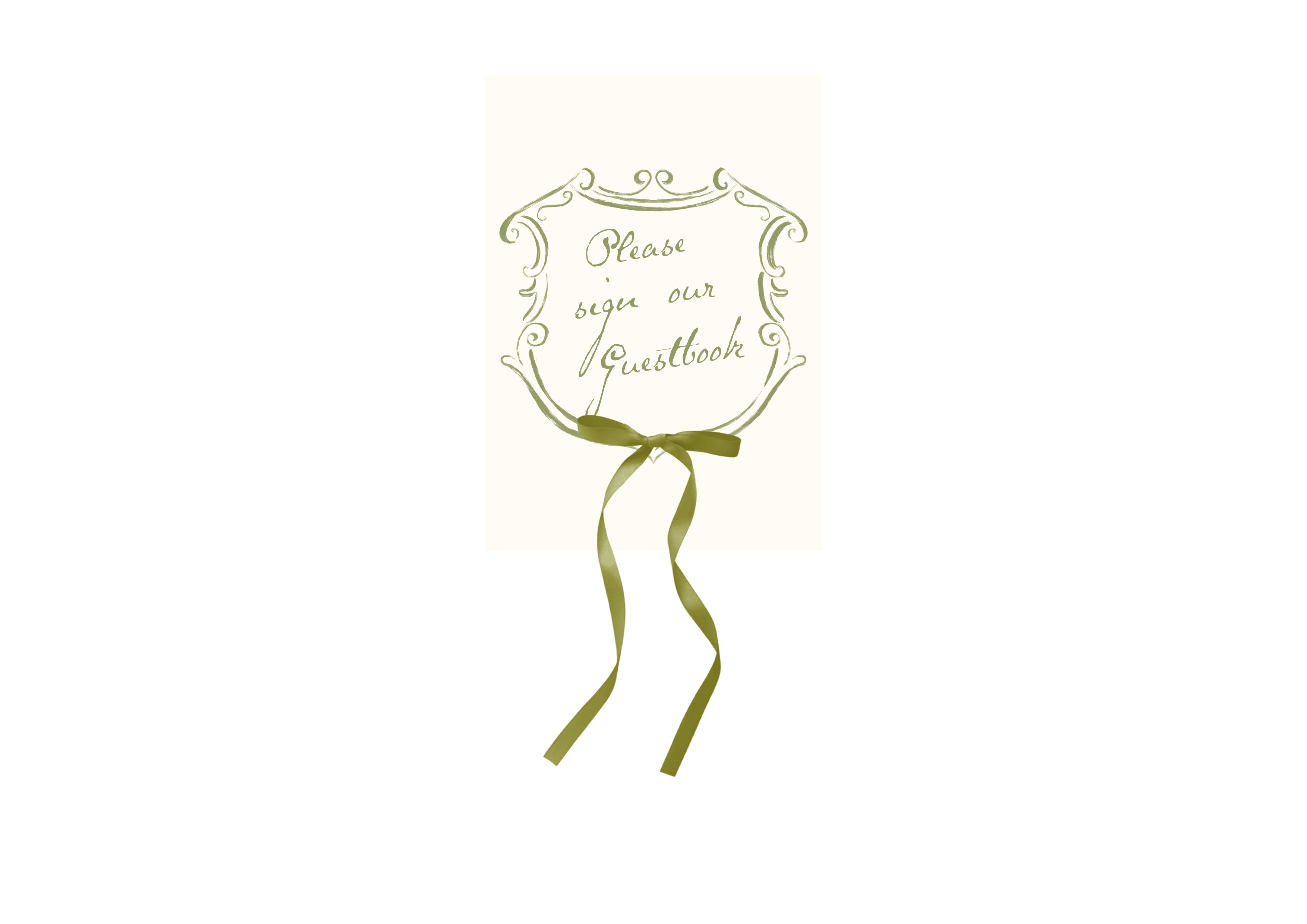 Mon Cheri  - Misc Wedding Signage with Bows