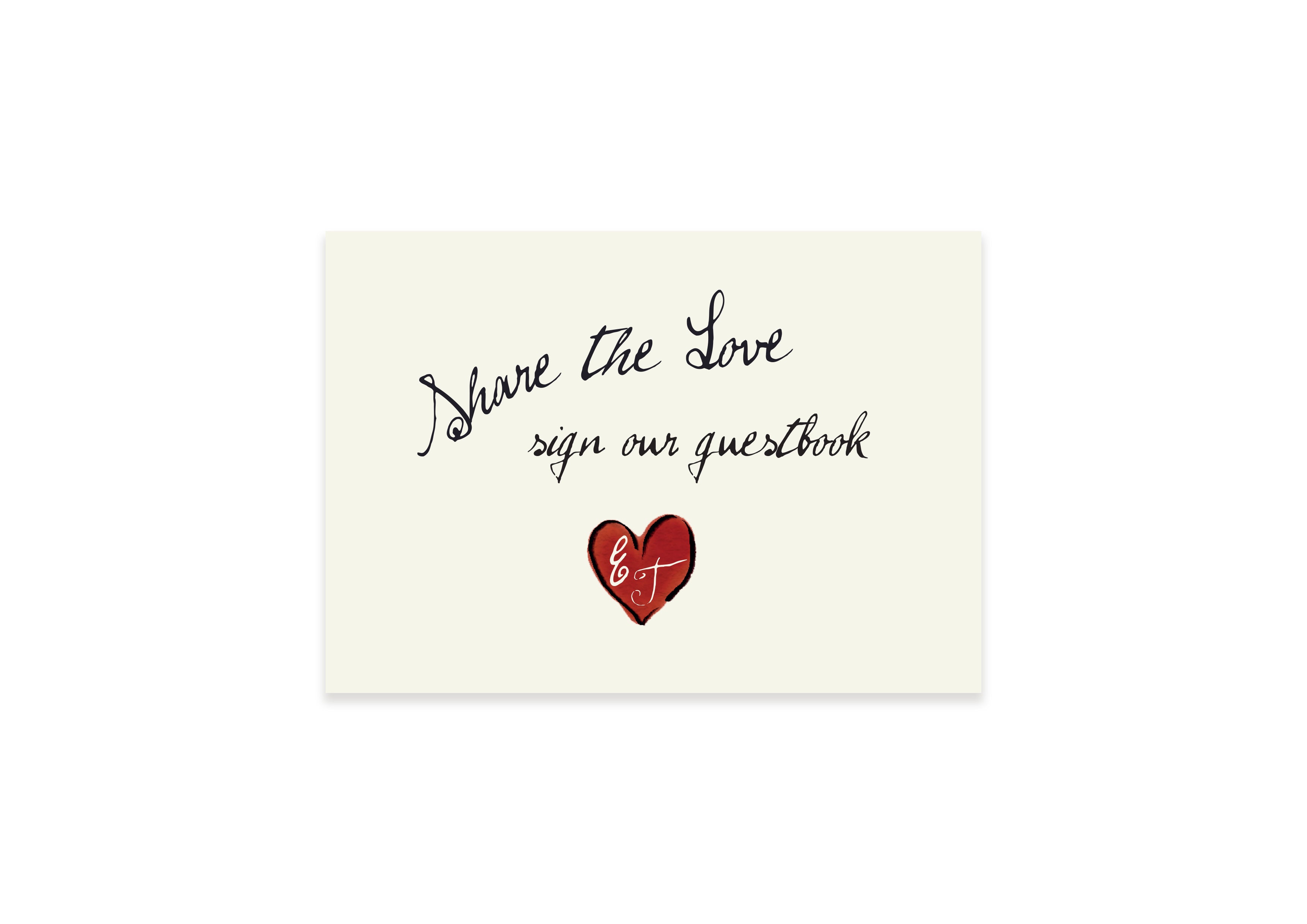 Andy Warhol  - Misc Wedding Signage