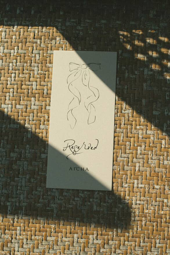 Soirée Romantique  - Digital Reserved Signs