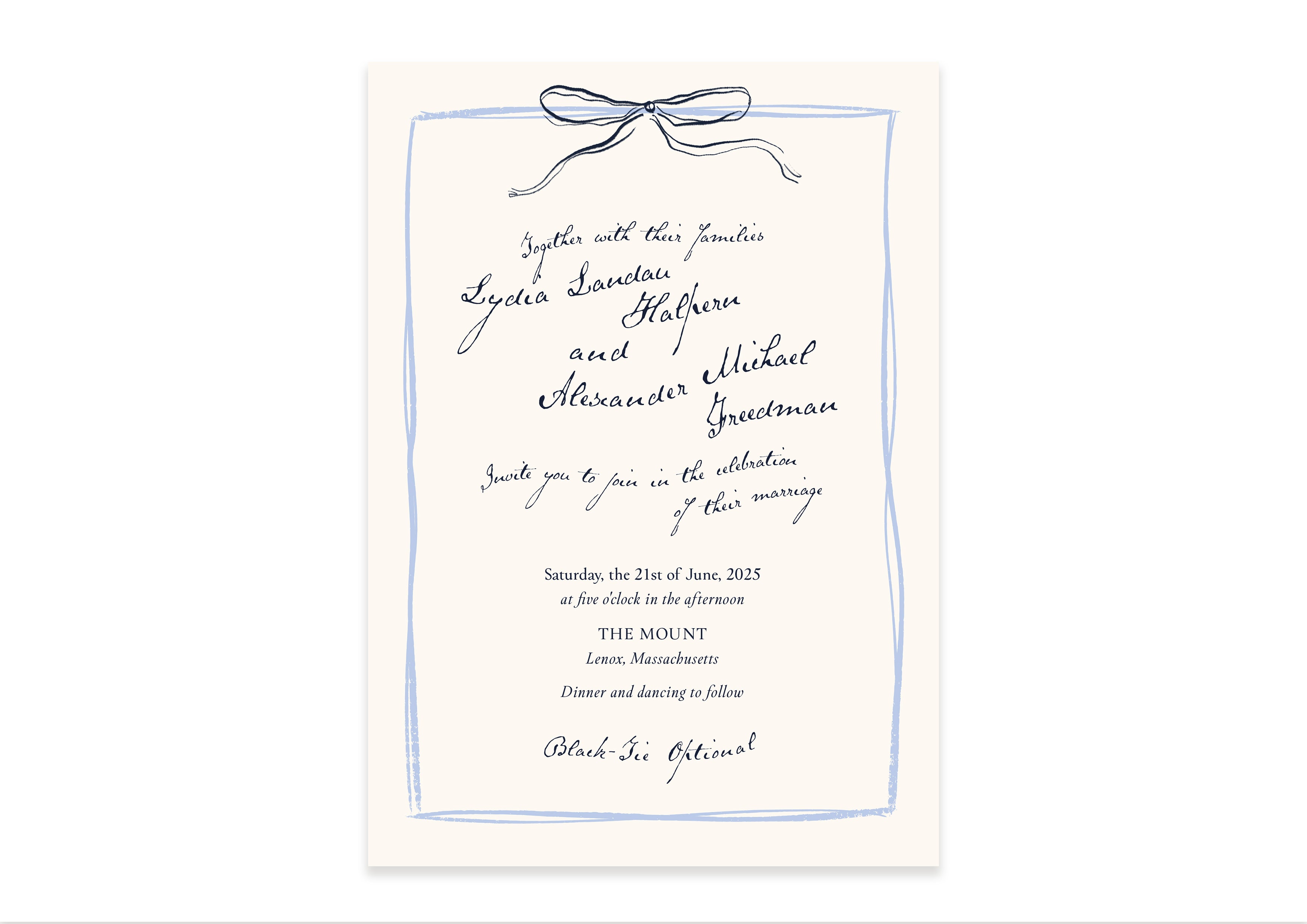 The Year Of The Bow - Invitation V2