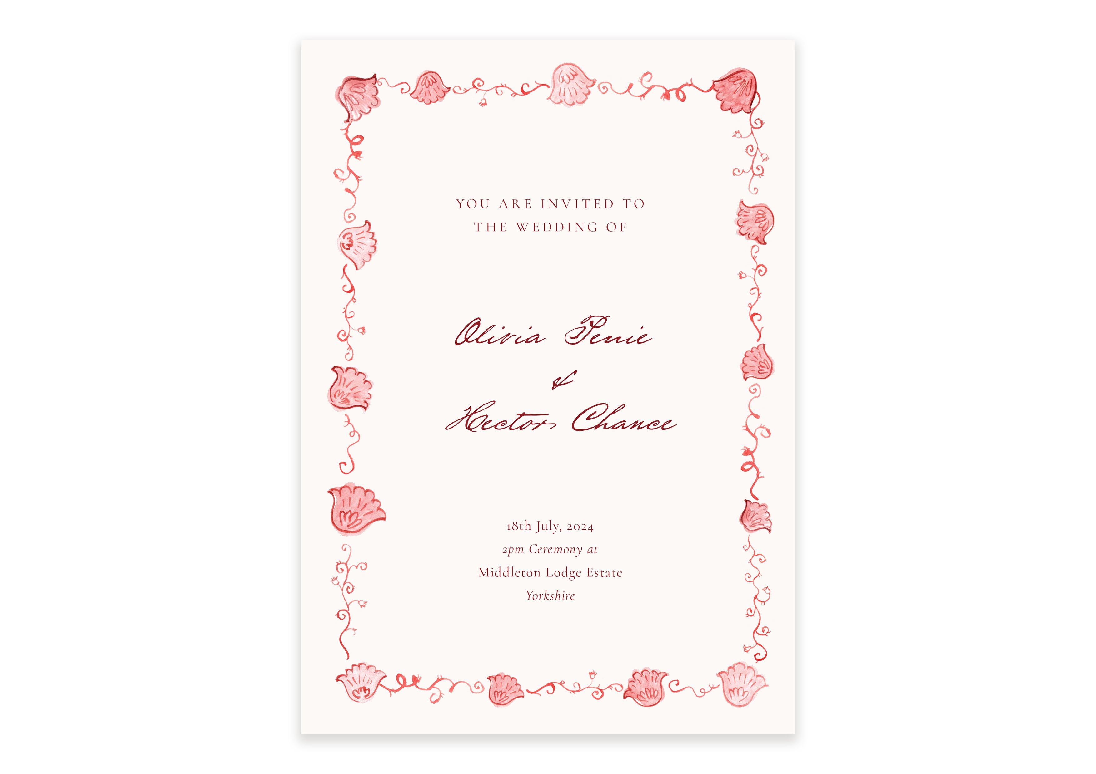 Dinner In Paris - Invitation