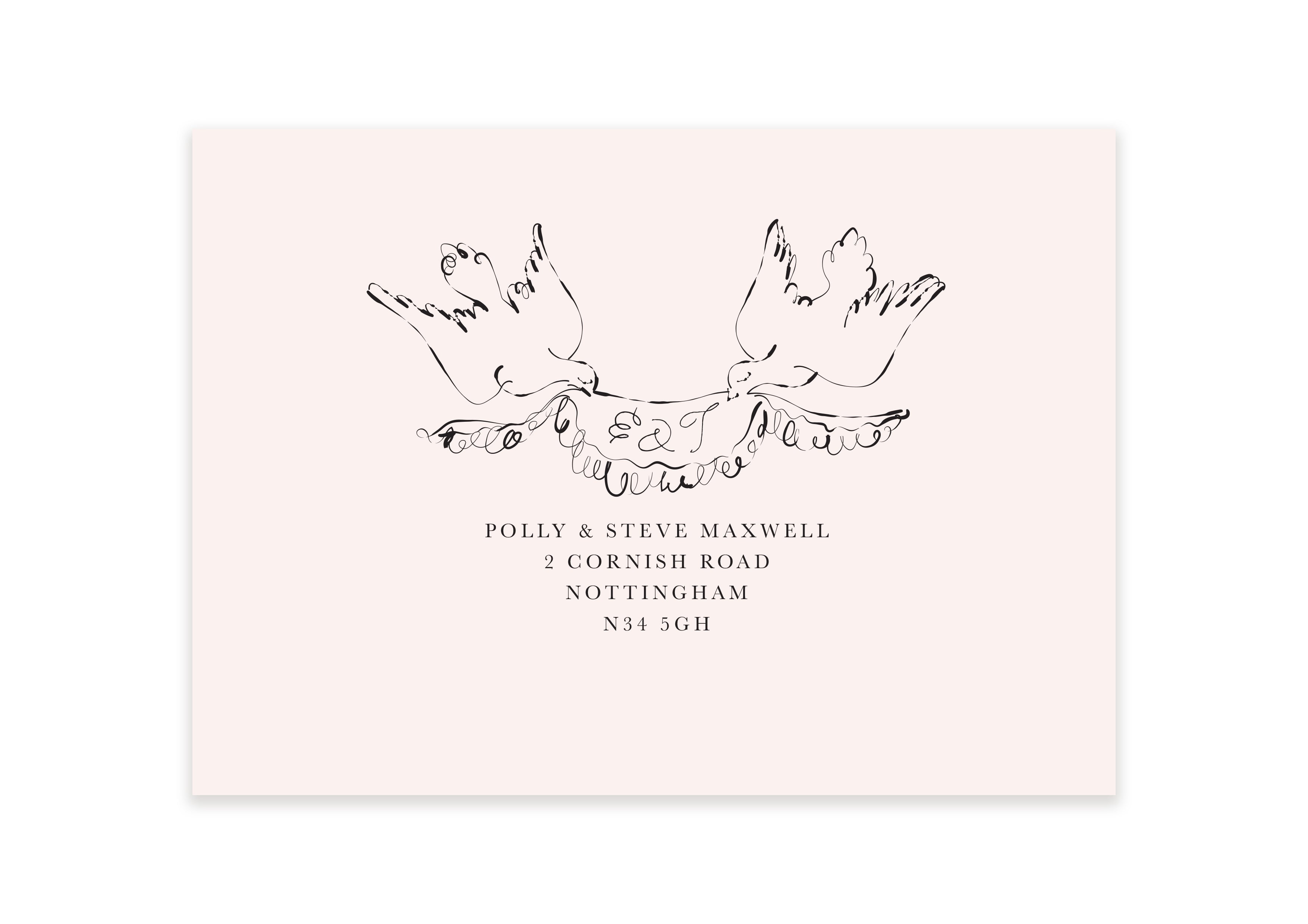 Ten Story Signature - Personalised Invite Envelope - Birds