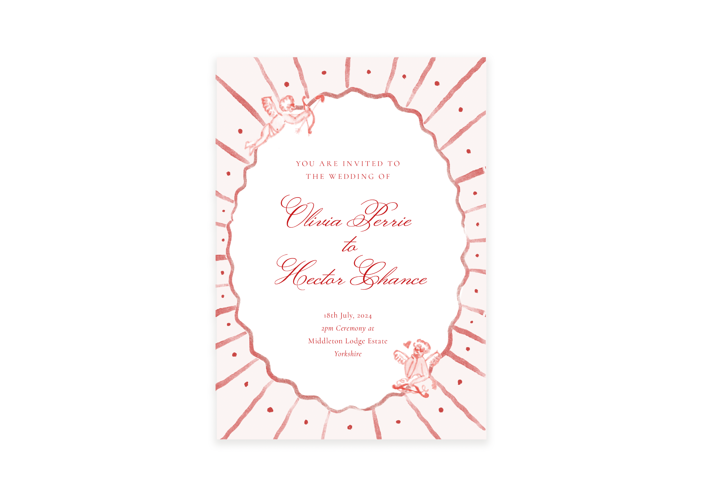Dinner In Paris - Invitation Cupid