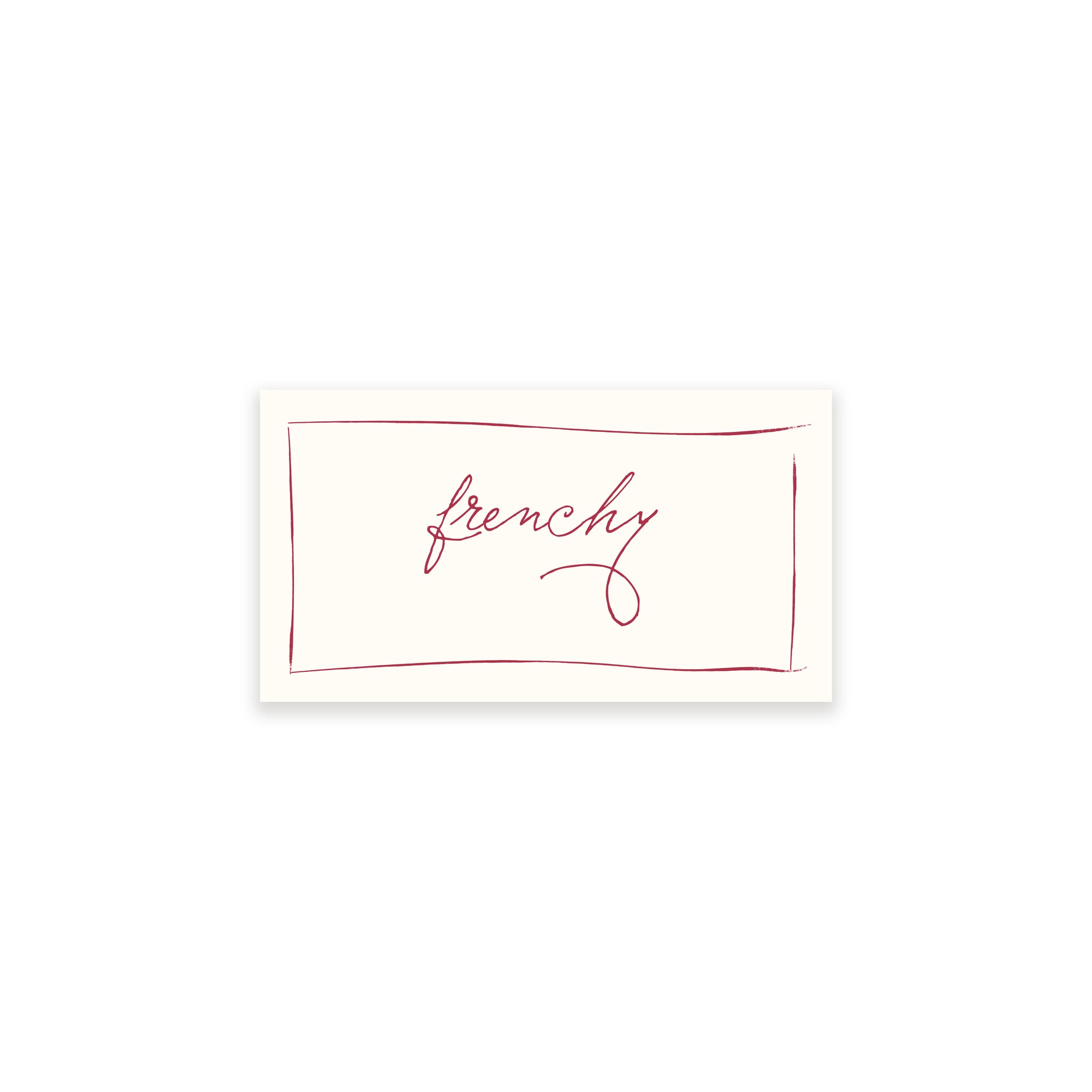 Ten Story Signature - Name Card 4 - Pink