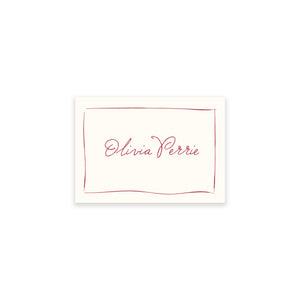 Ten Story Signature - Name Card 5 - Pink