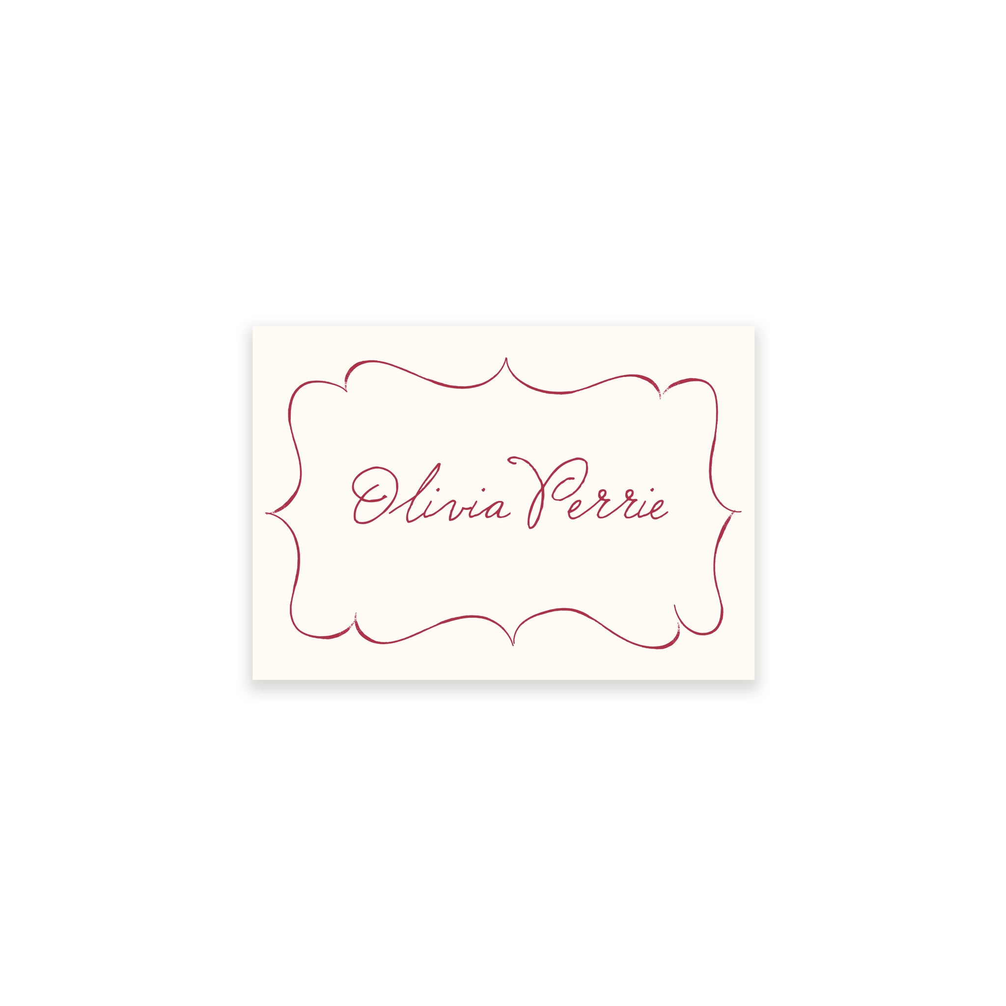 Ten Story Signature - Name Card 6 - Pink