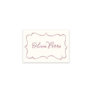 Ten Story Signature - Name Card 6 - Pink