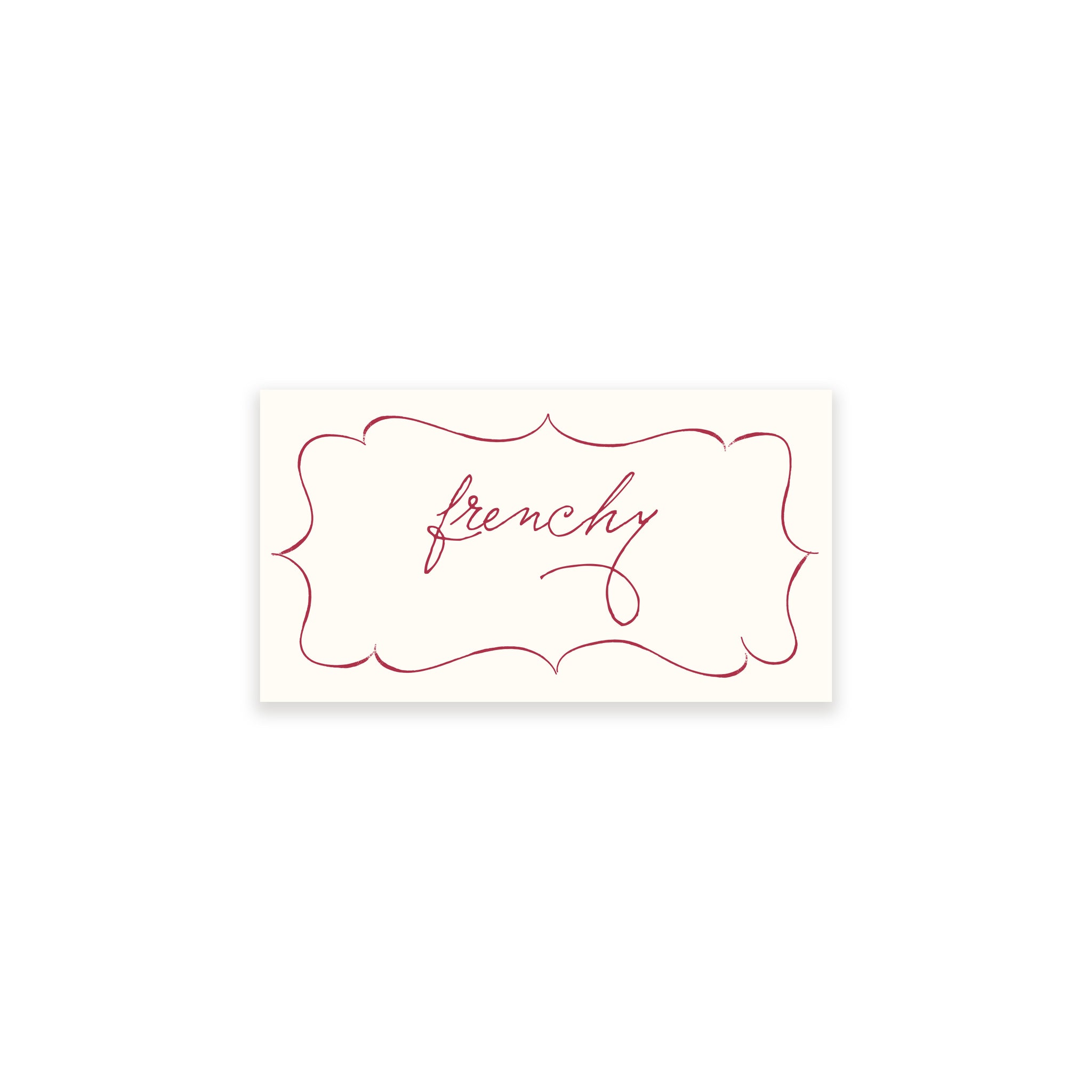 Ten Story Signature - Name Card 7 Pink