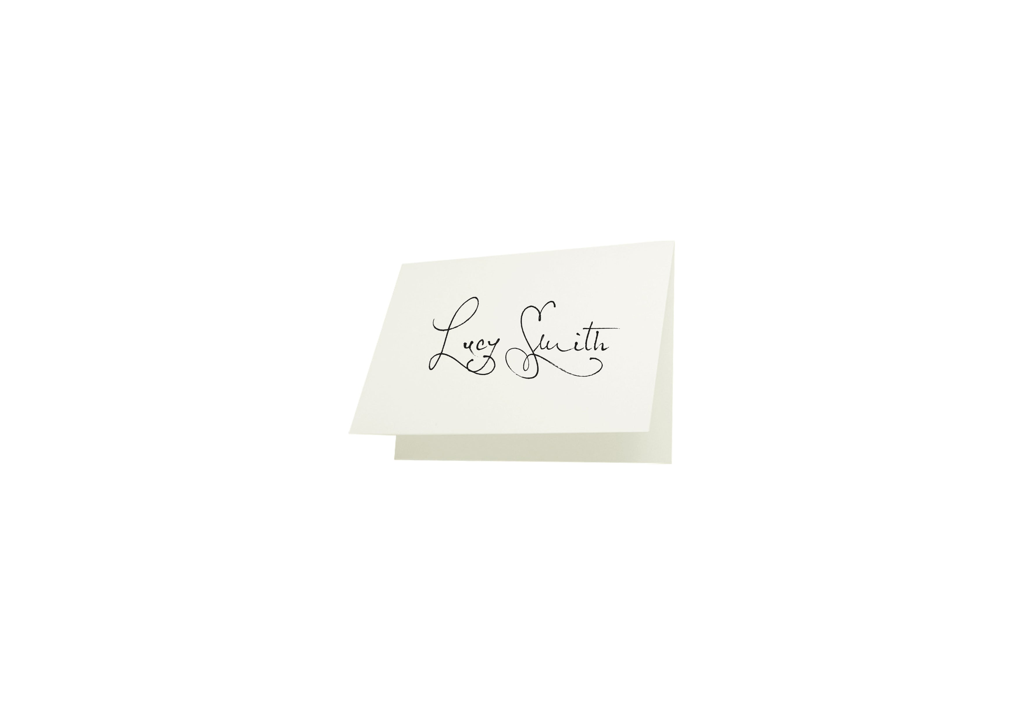 Soirée Romantique - Name Card