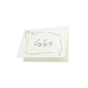 Soirée Romantique - Name Card Border