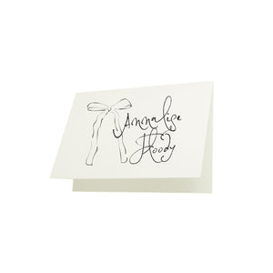 Soirée Romantique - Name Card Illustration