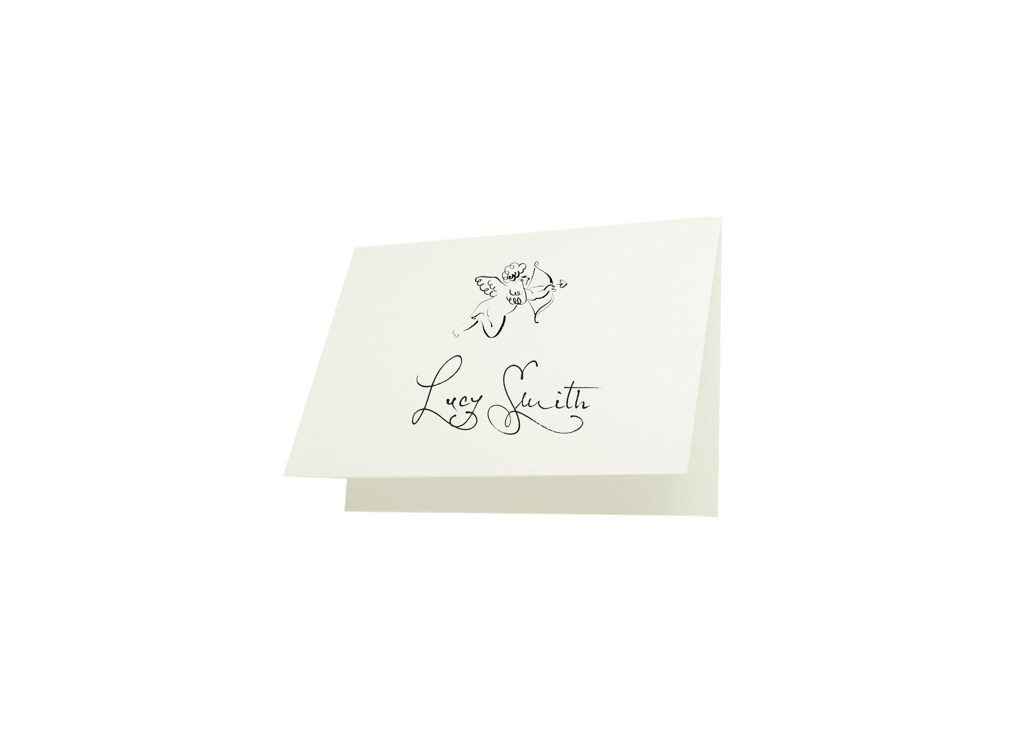 Soirée Romantique - Name Card Illustration