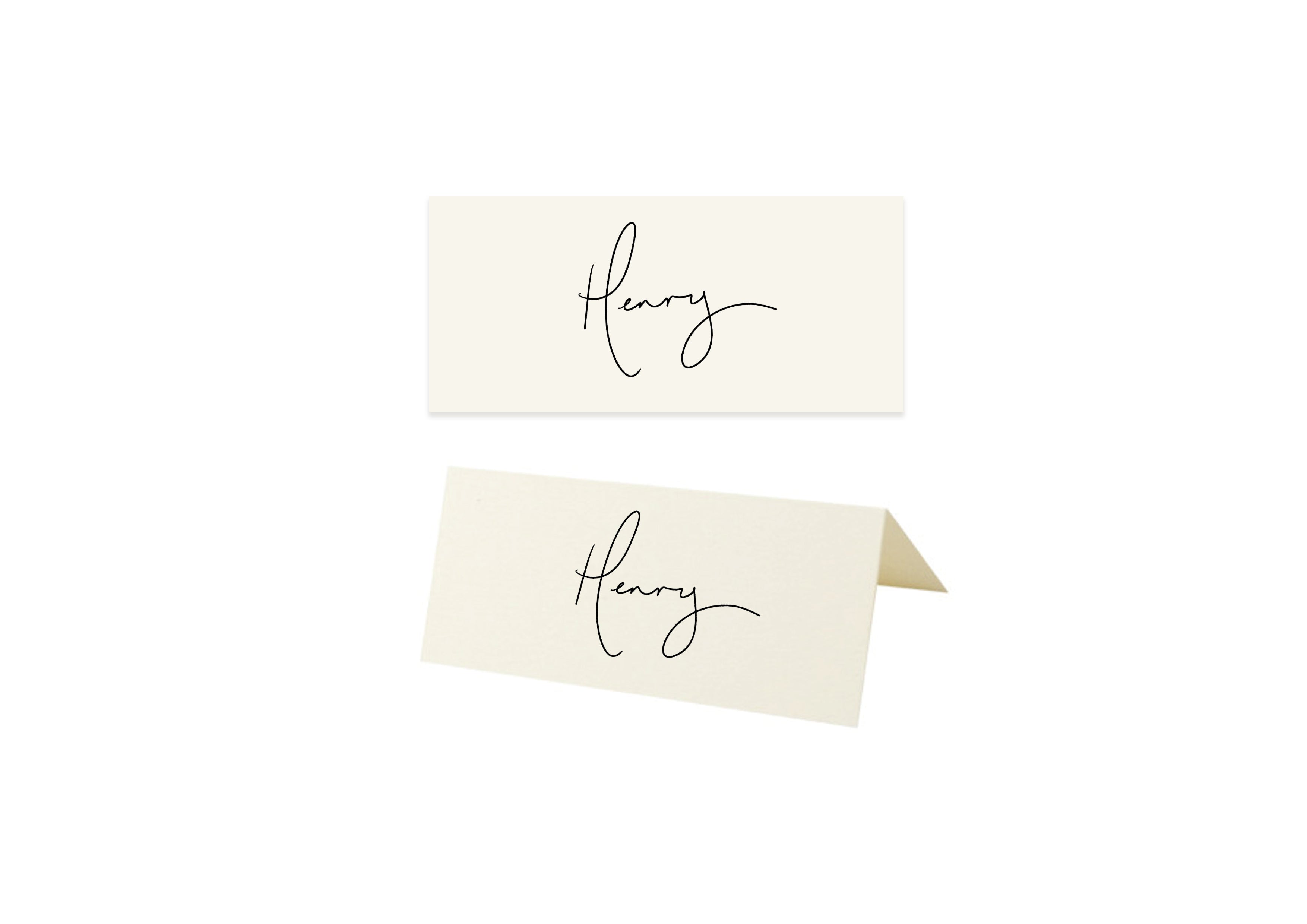 Handwritten Set - Name Card