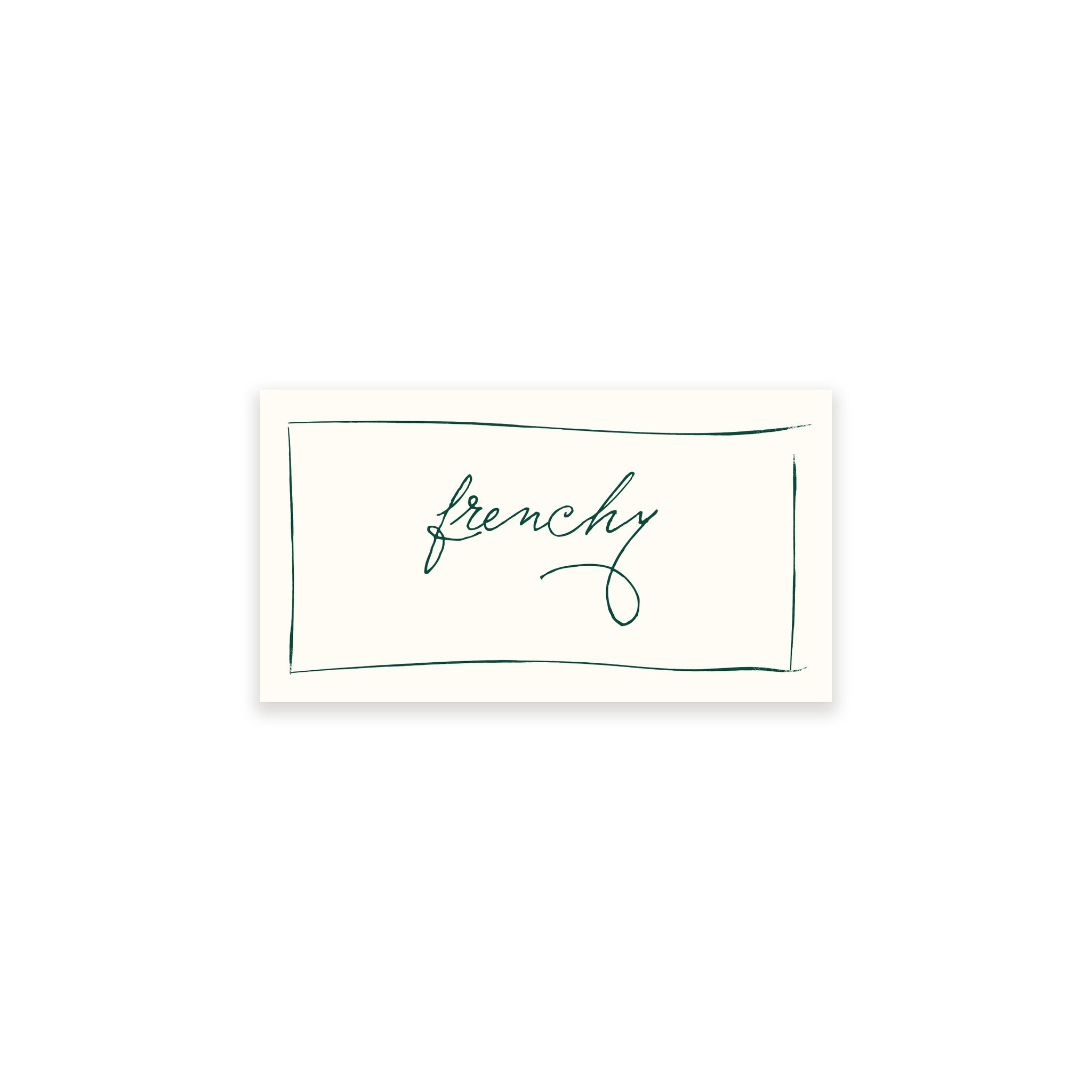 Ten Story Signature - Name Card 4 - Green