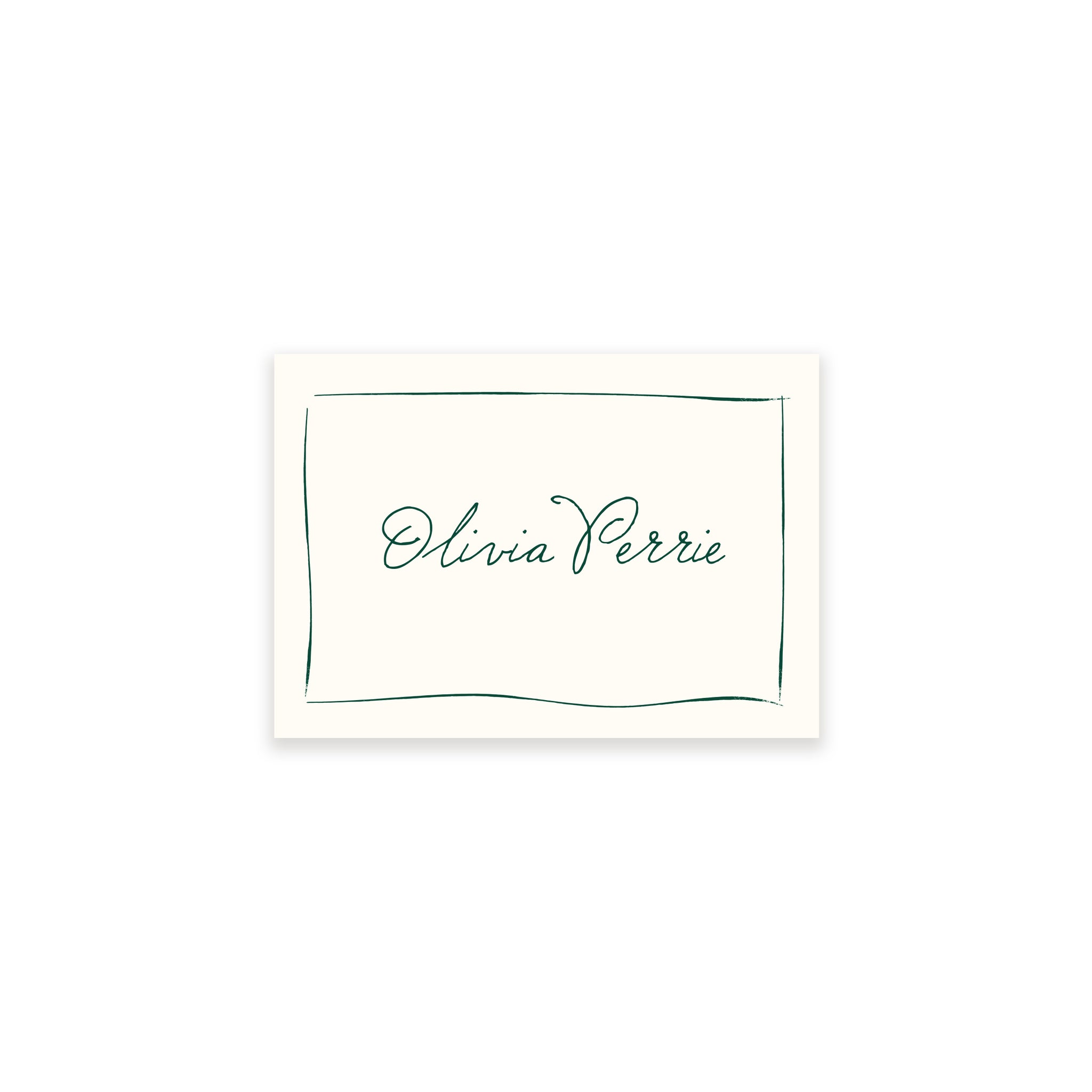 Ten Story Signature - Name Card 5 - Green