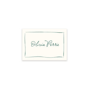 Ten Story Signature - Name Card 5 - Green