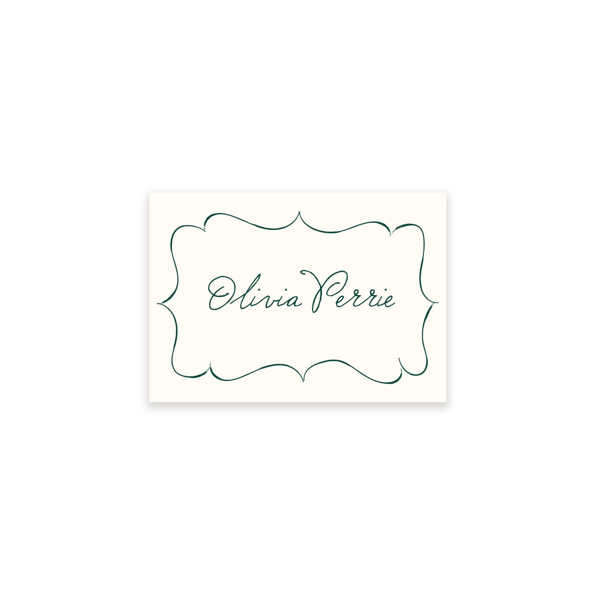 Ten Story Signature - Name Card 6 - Greem