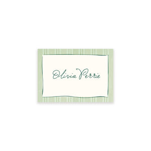 Ten Story Signature - Name Card 1 - Green