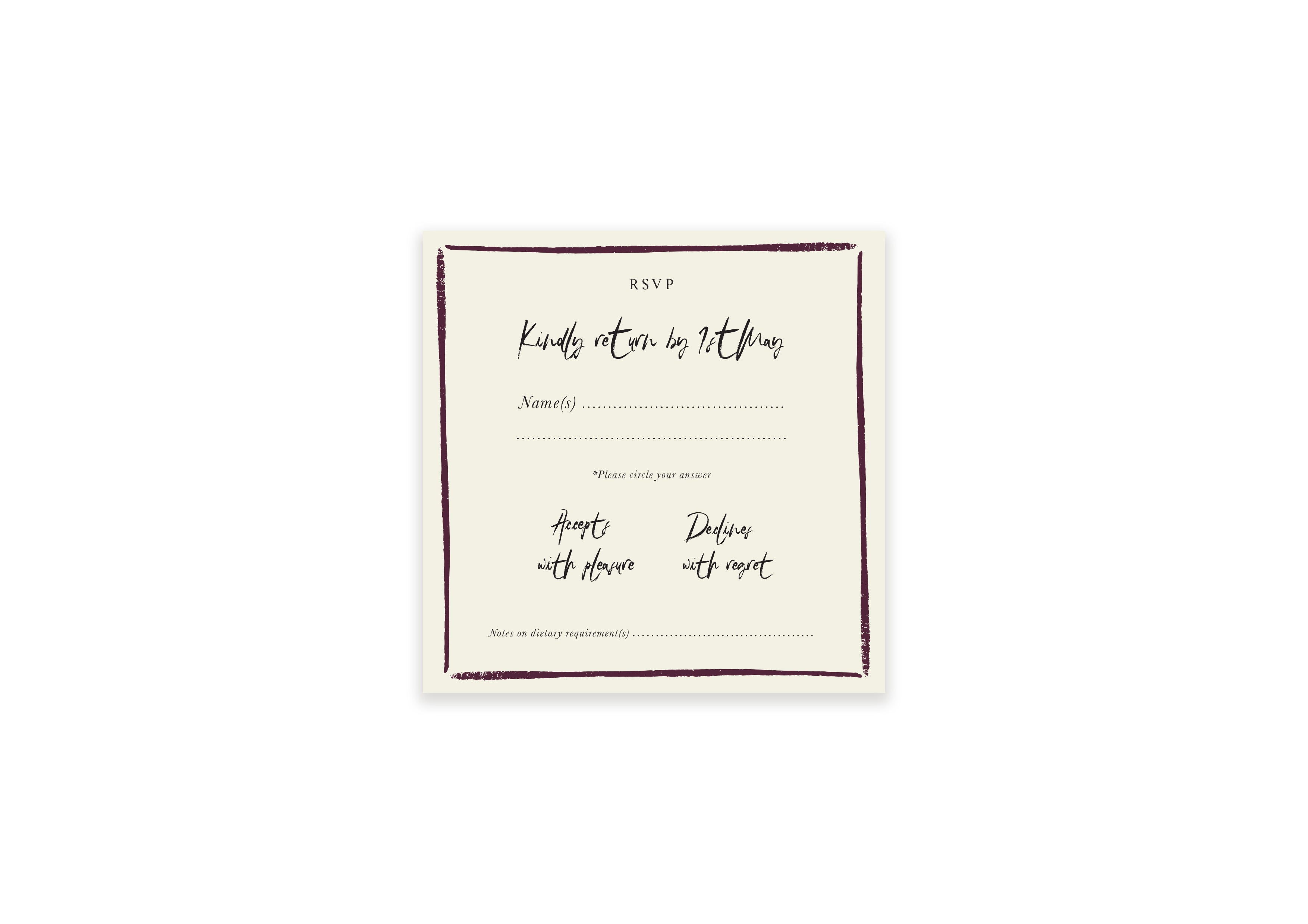 Set Gabrielle - RSVP