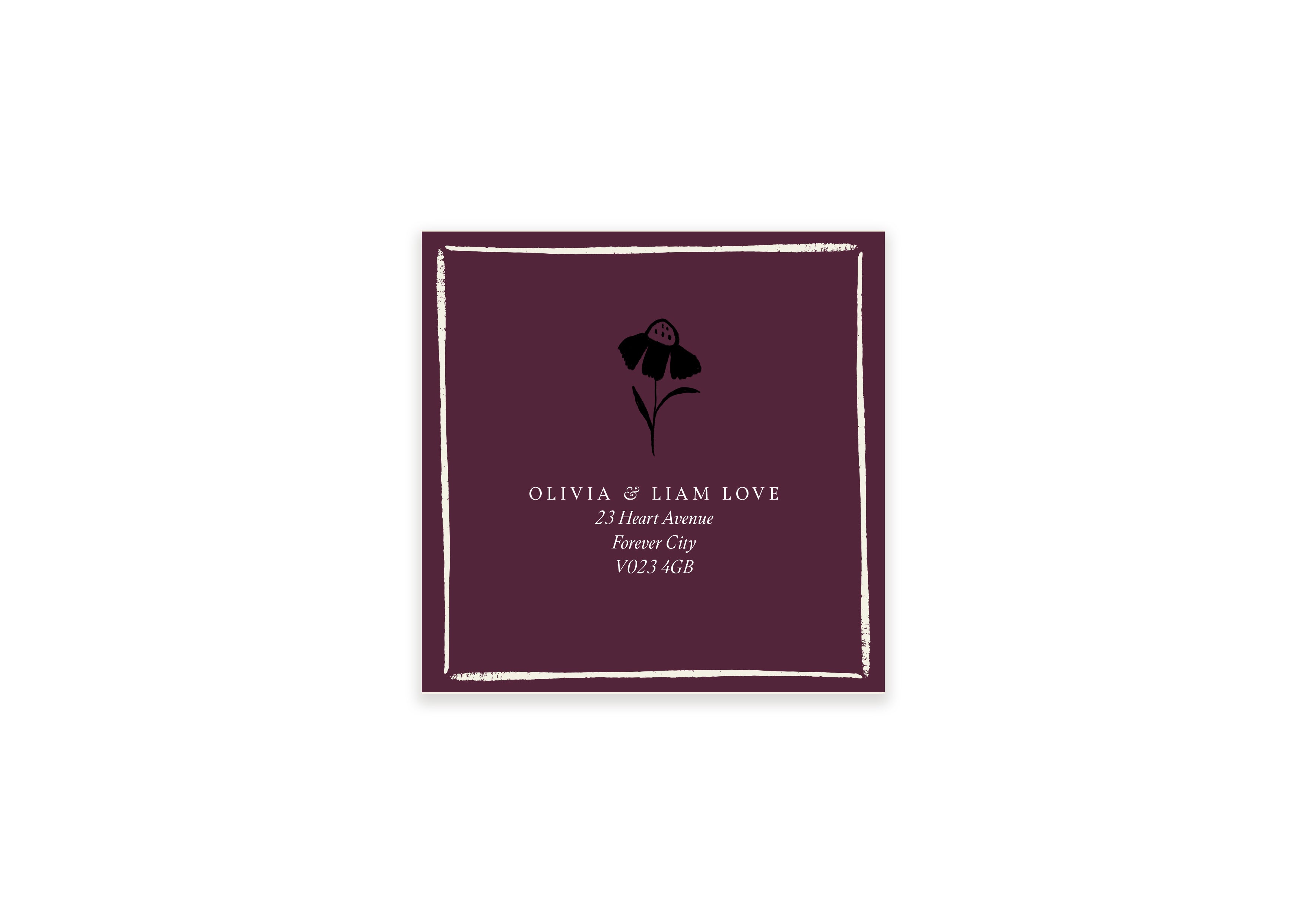 Set Gabrielle - Personalised RSVP Envelope