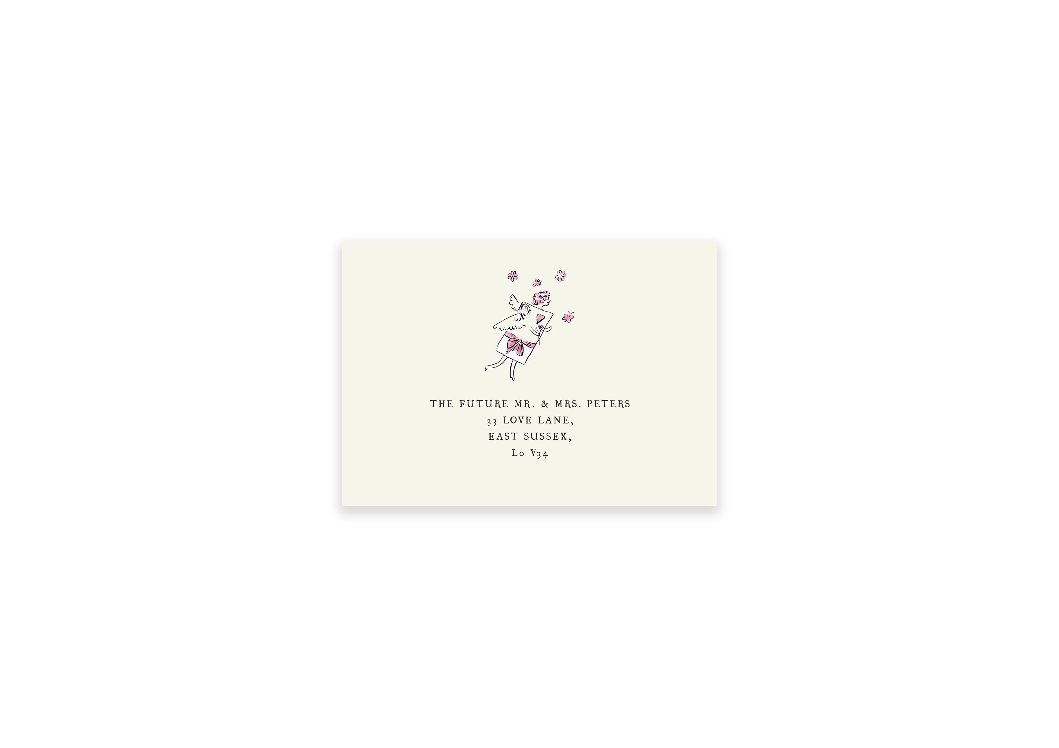 Andy Warhol - Angel RSVP Envelope