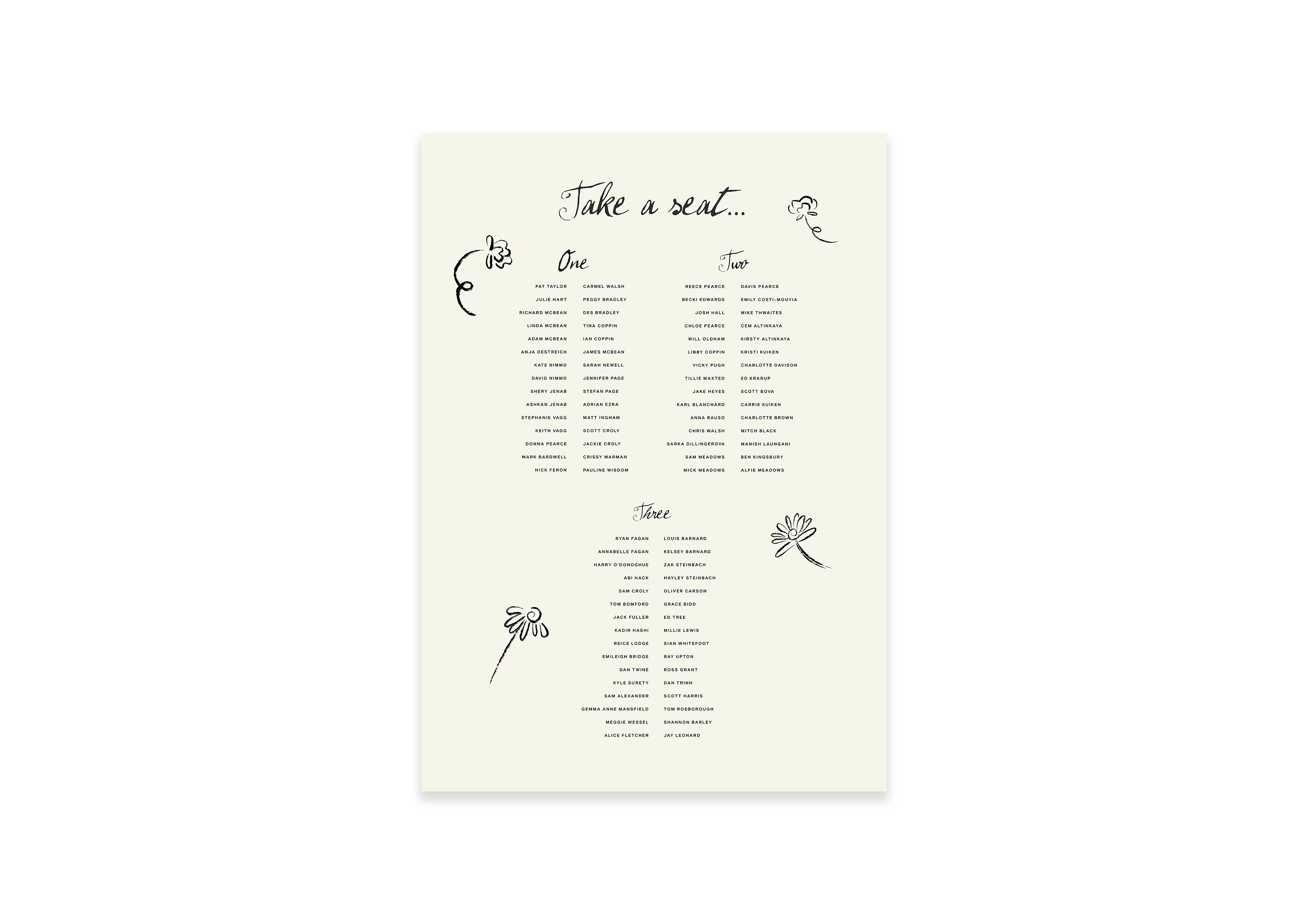 Andy Warhol - Table Plan (Print Yourself)