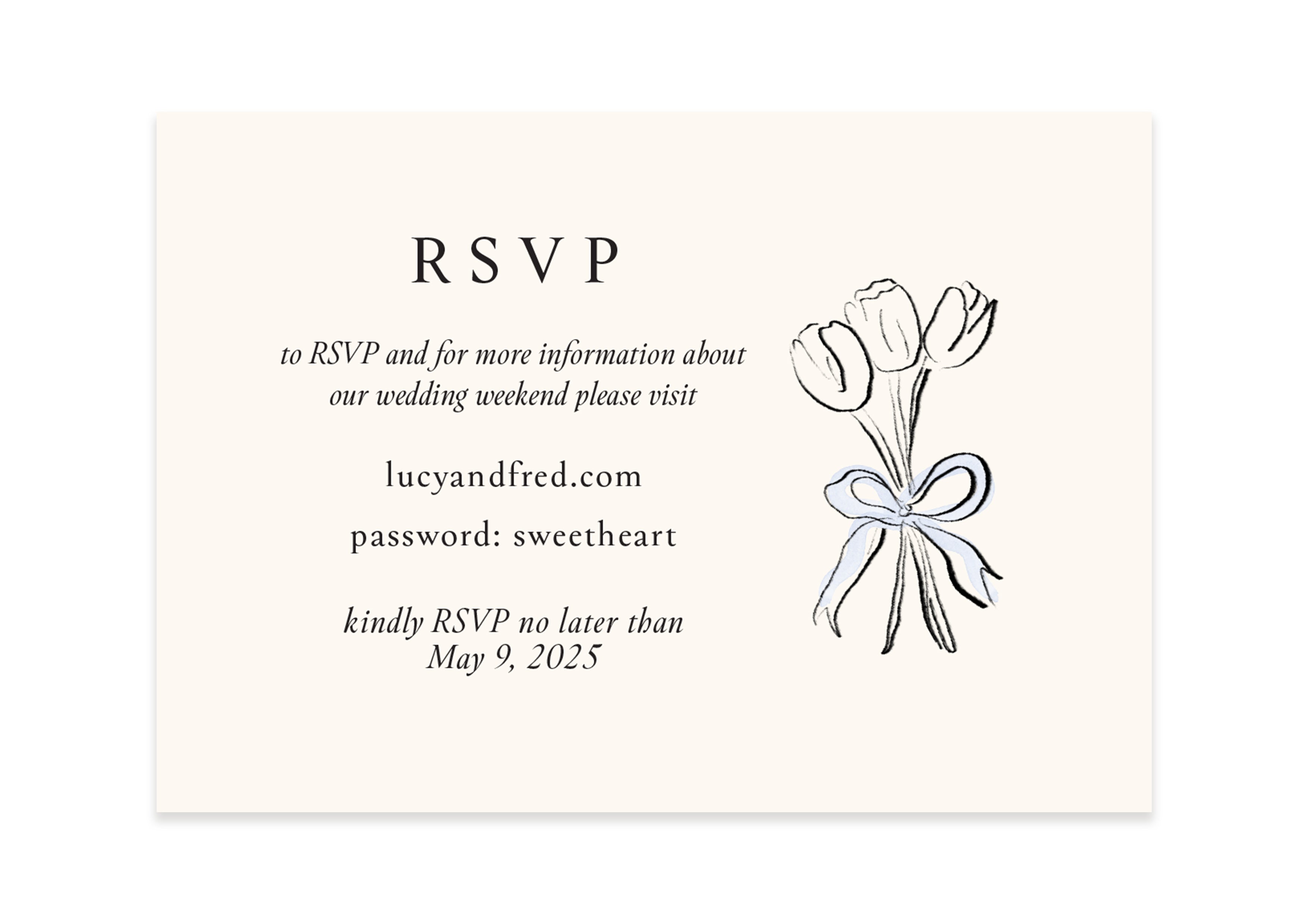 The Year Of The Bow - Tulips RSVP