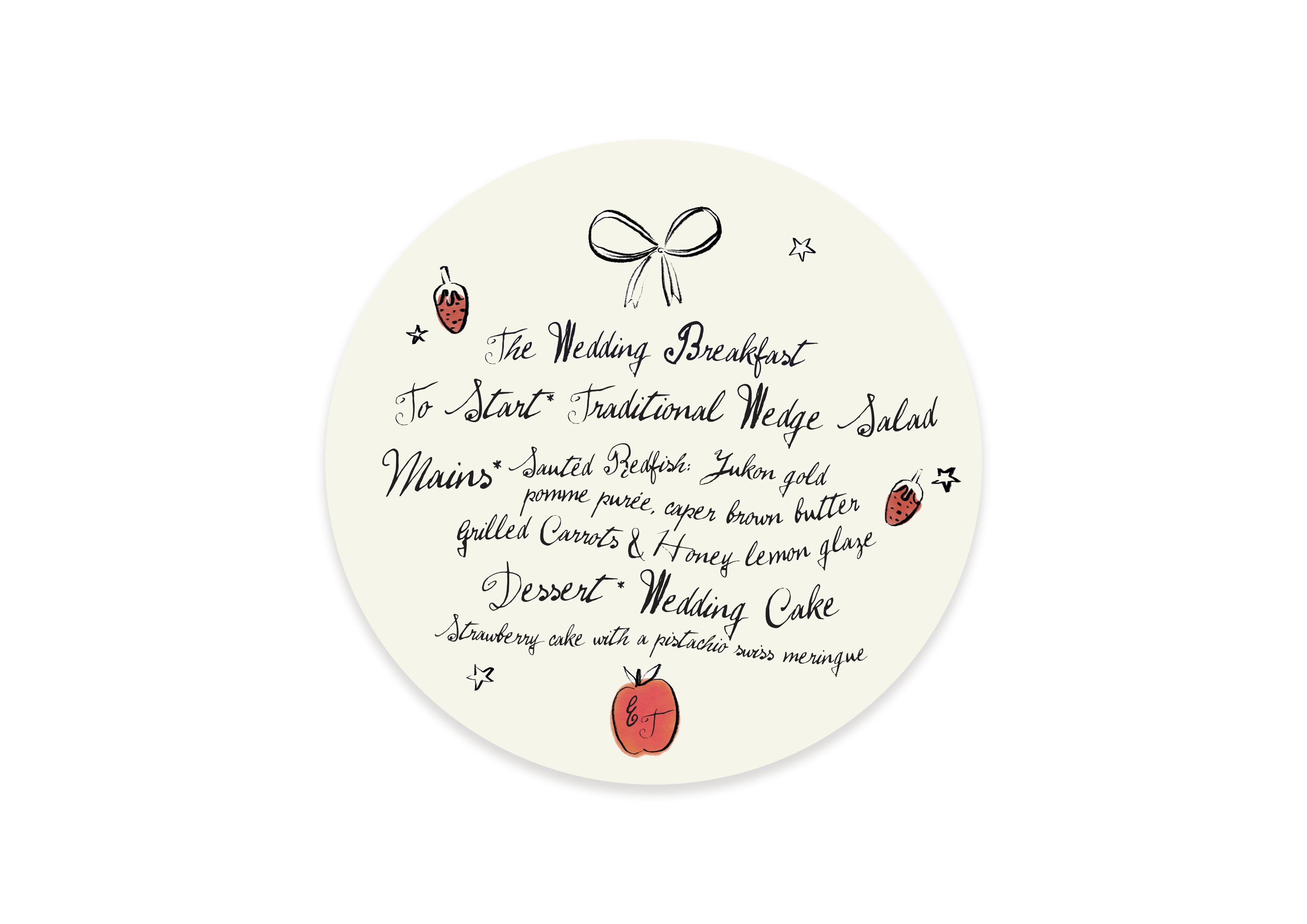 Andy Warhol  - Round Menu