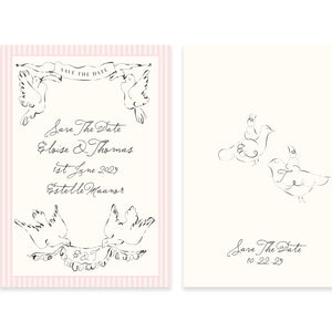 Ten Story Signature - Save The Date Birds